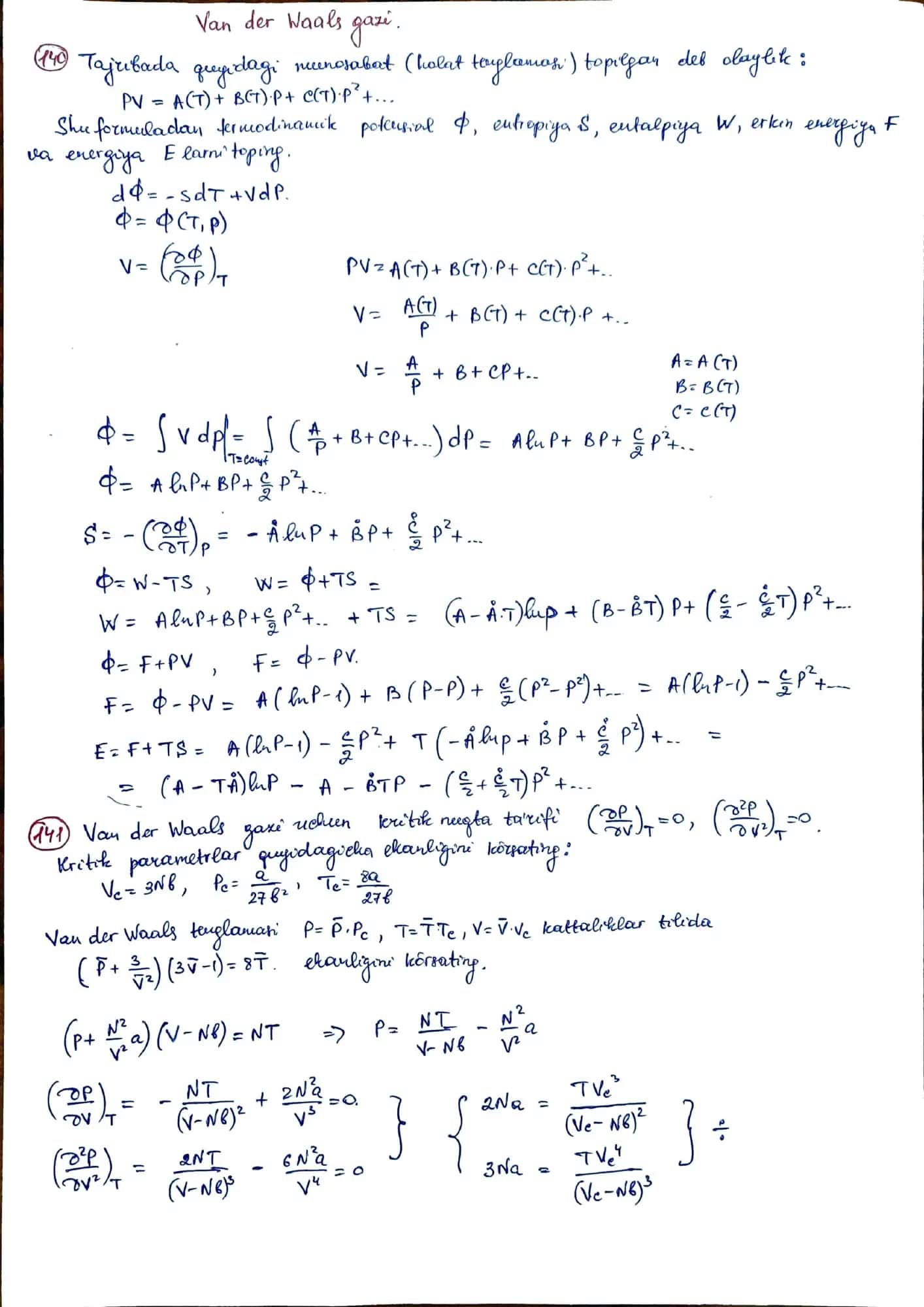 Termodinamika va statistik fizika 2