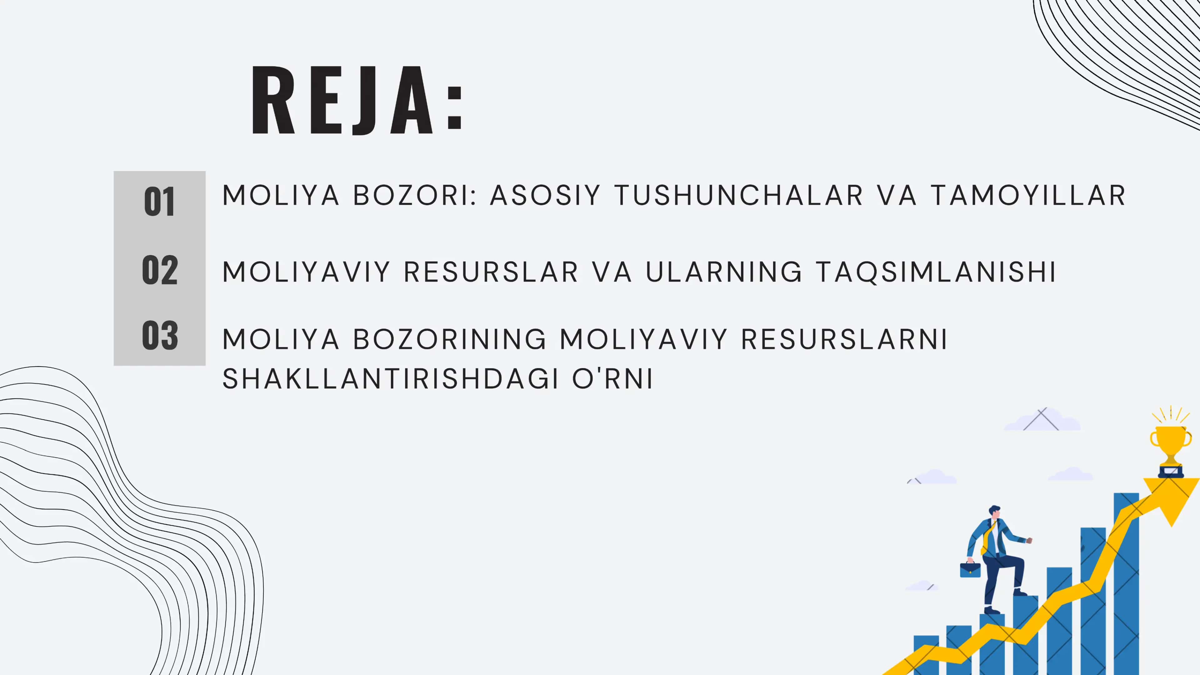 Moliyaviy bozor va uning resurslaridan samarali foydalanishni ta'minlashdagi ahamiyati 2