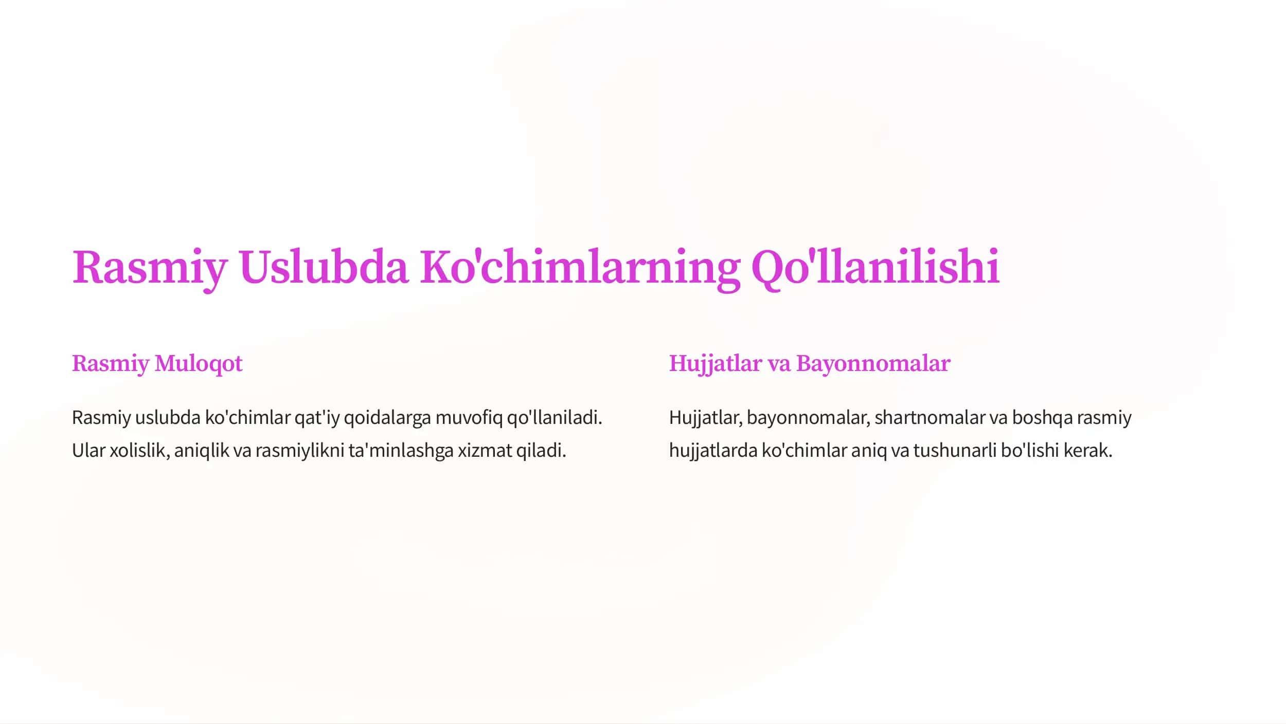Ko'chimlarning Turli Funktsiyaviy Uslublarda Qo'llanilishi 2