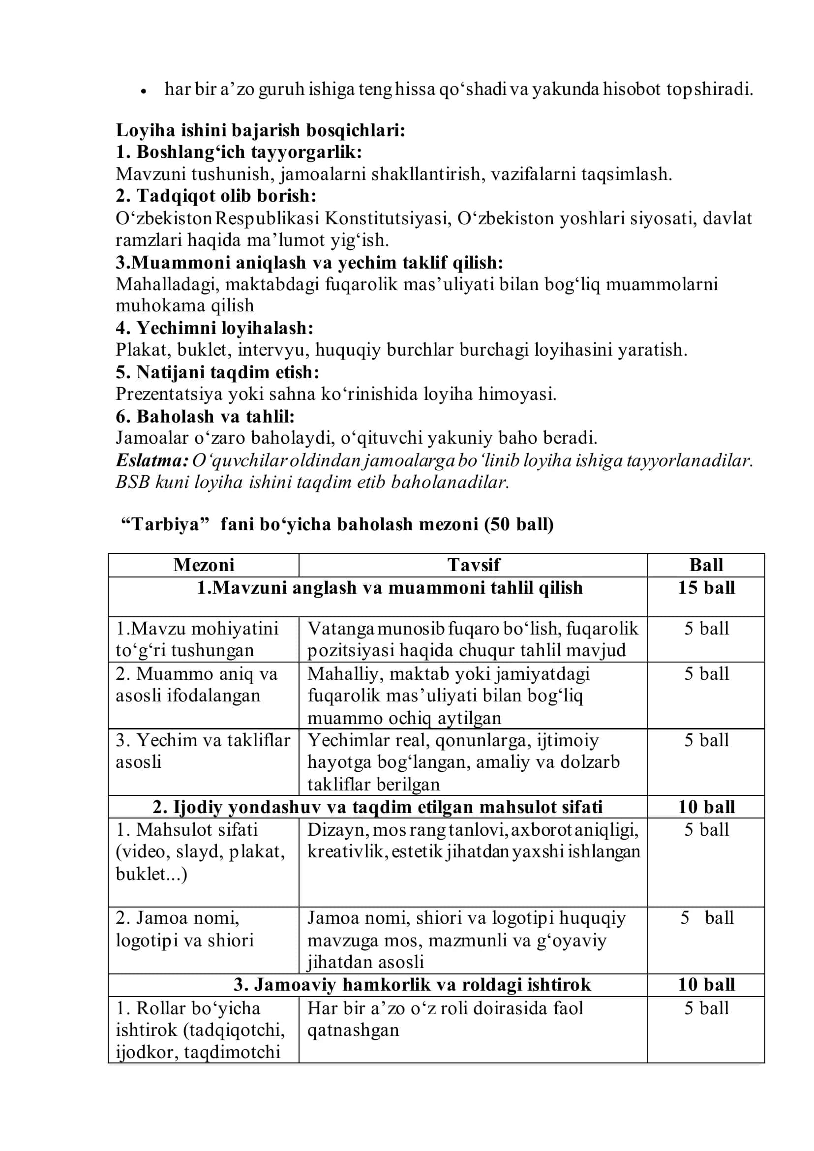 8-sinf Tarbiya Bsb-1 2