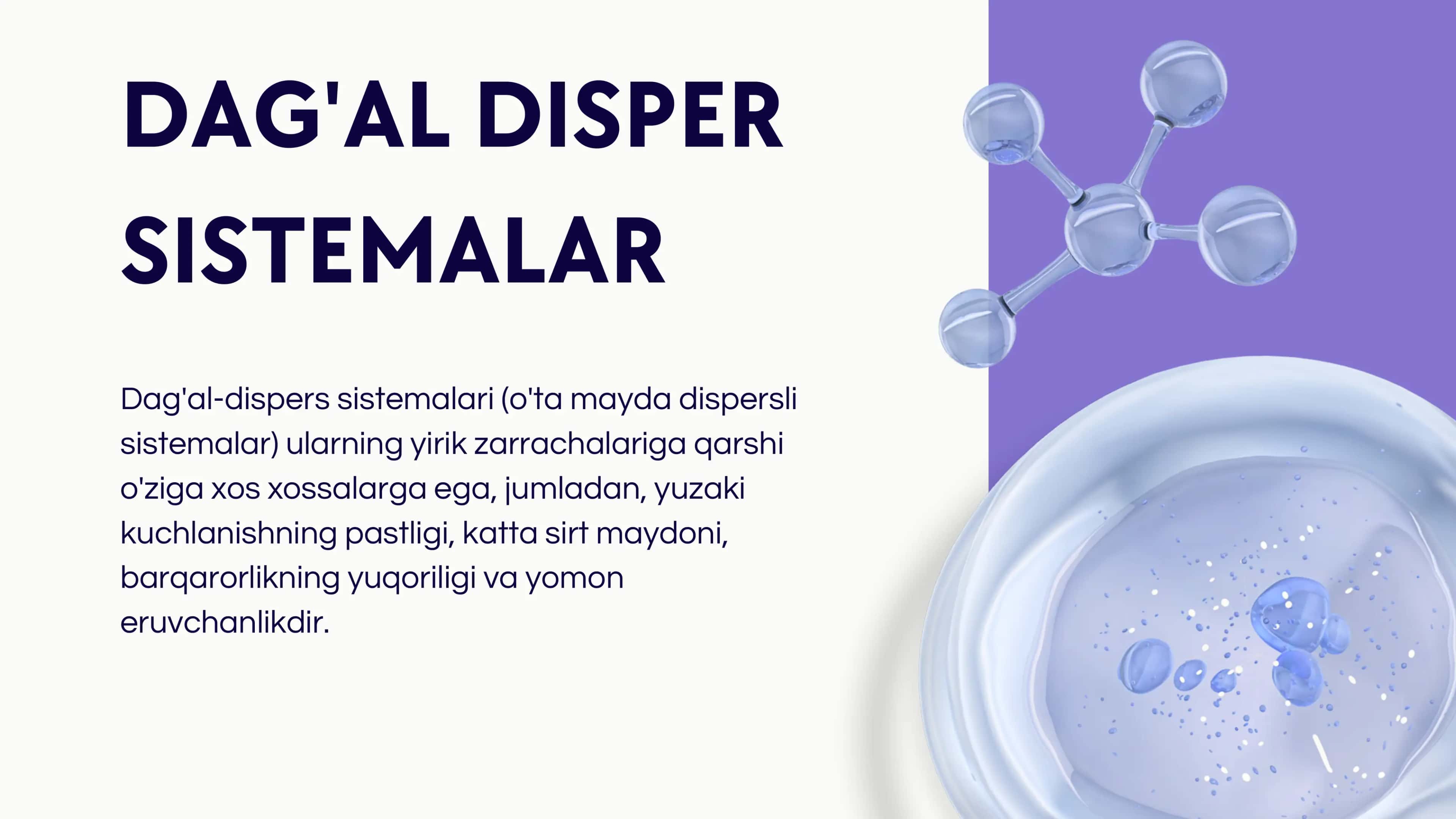 Dagal disper sistema va farmakalogiyada ishlatilishi  haqida refarat 2