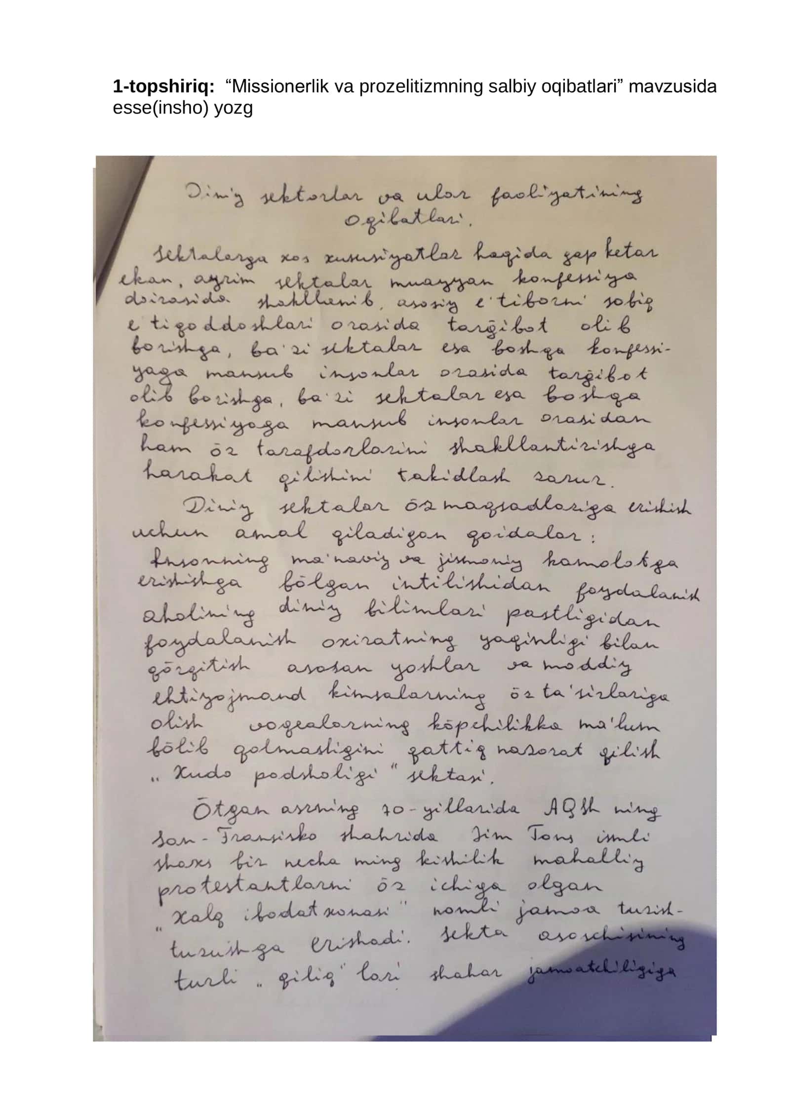 Missionerlik va prozelitizmning salbiy oqibatlari 2