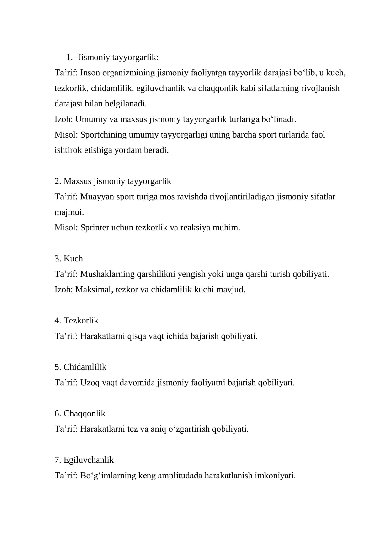 YENGIL ATLETIKA BILAN SHUG‘ULLANTIRISH VA UNI O‘RGATISH ASOSLARI 2