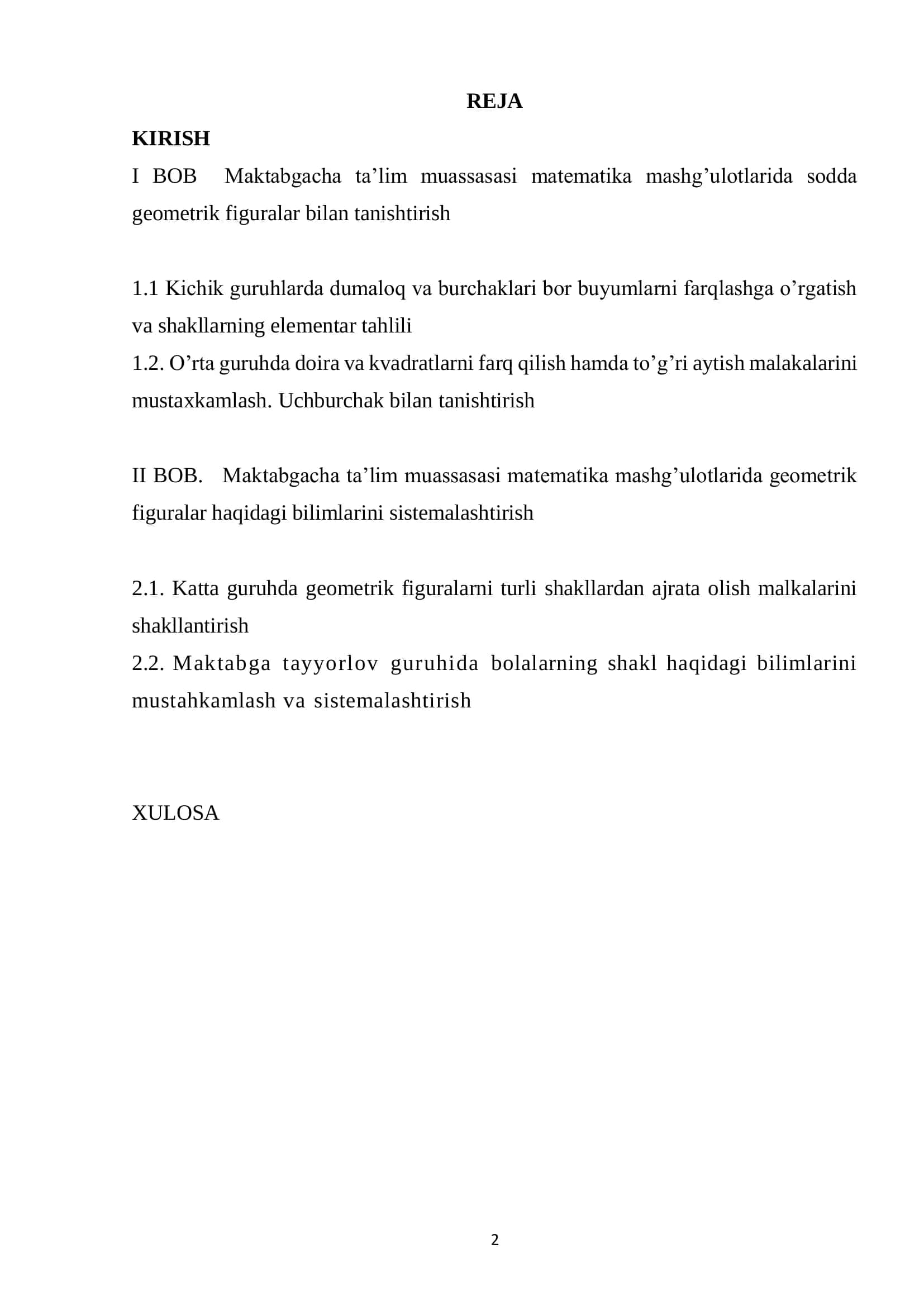 Maktabgacha tarbiya muassasalarida bolalarda geometrik figuralar haqidagi tushunchalarni shakllantirish 2