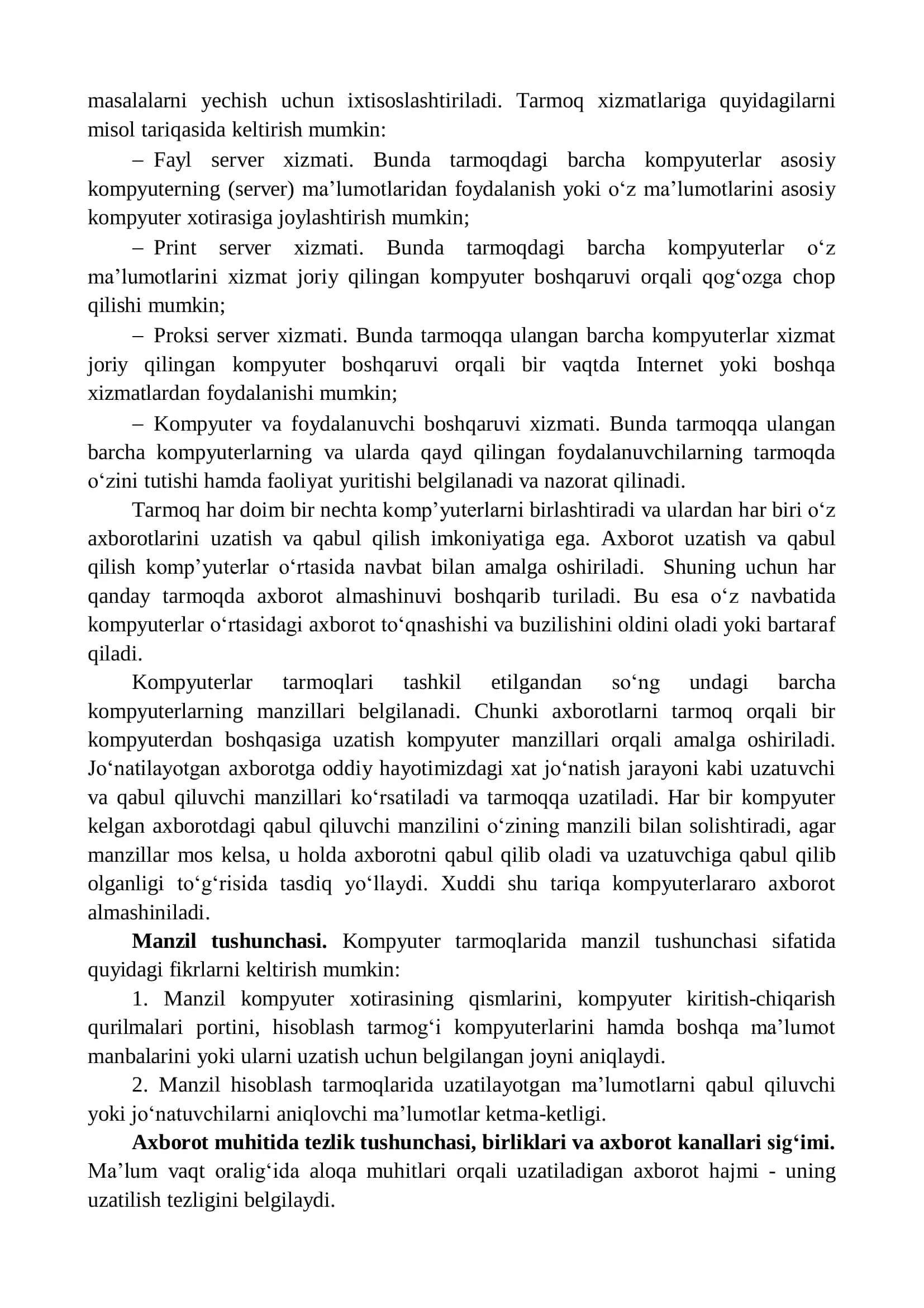 KOMPYUTER TARMOQLARI VA ULARNING AHAMIYATI 2