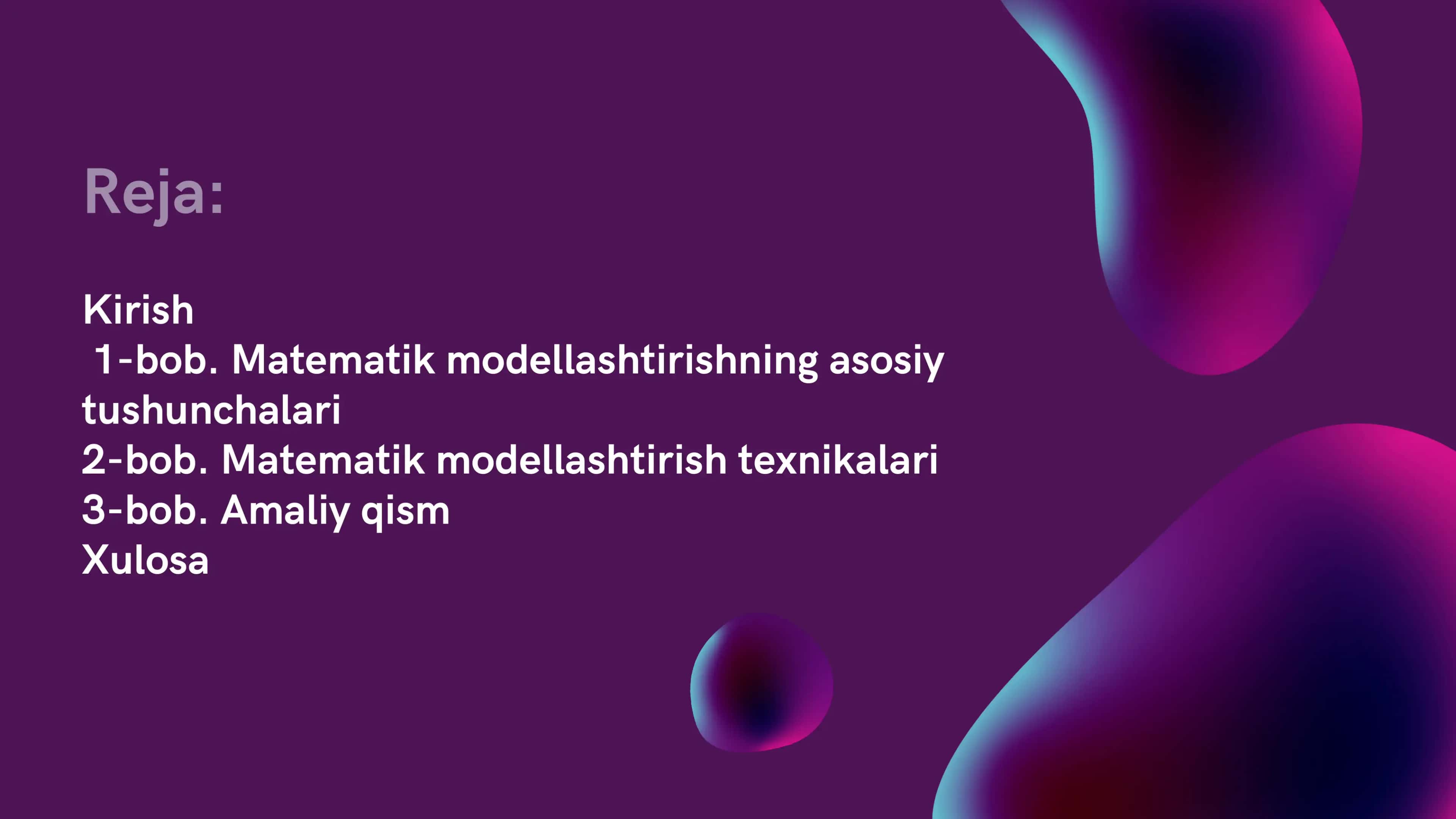 KOMPYUTER GRAFIKASIDA MATEMATIK MODELLASHTIRISHNING ROLI 2