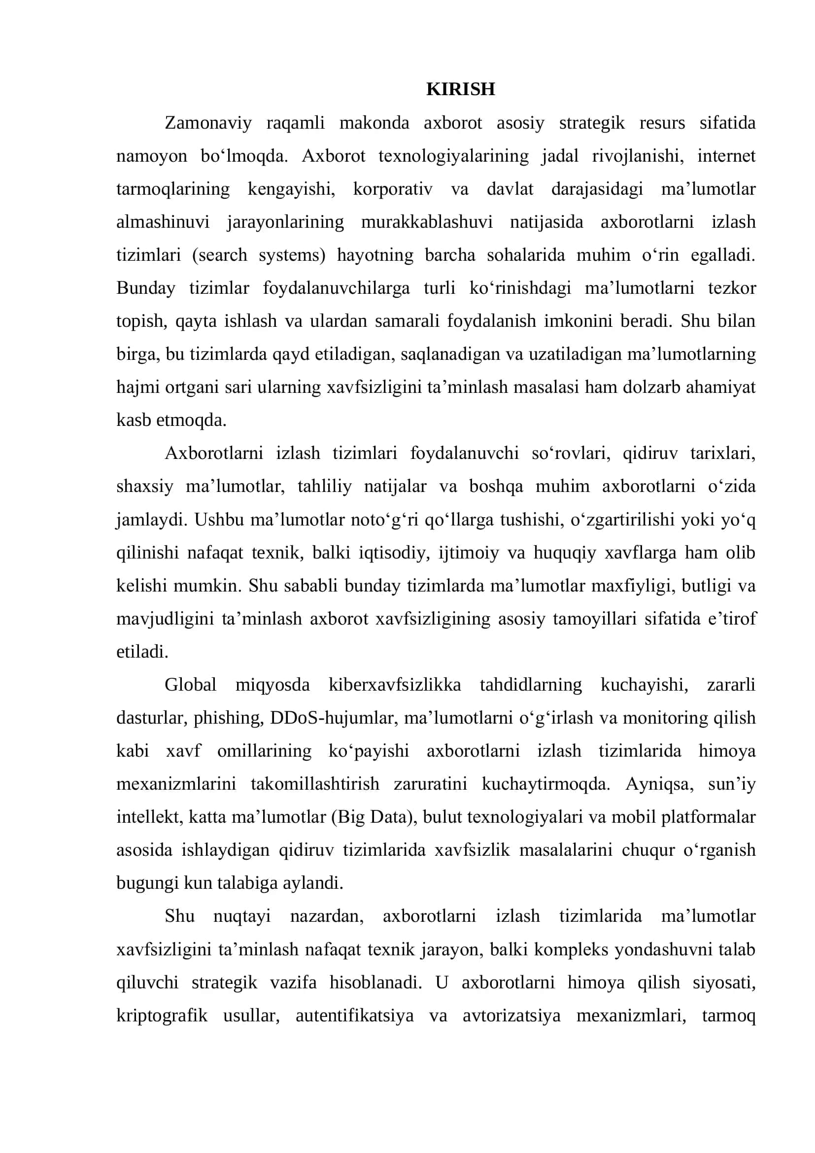 Axborotlarni Izlash Tizimlari 2