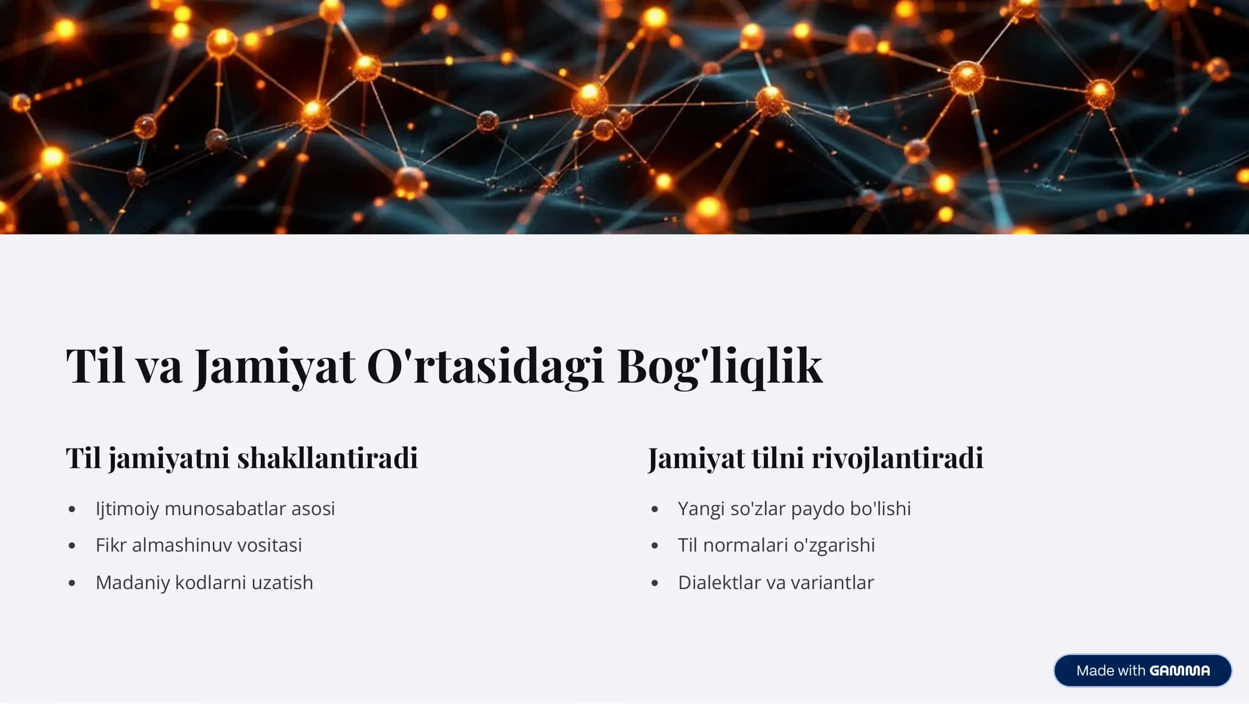 Tilning Ijtimoiy Hususiyati va Vazifalari 2