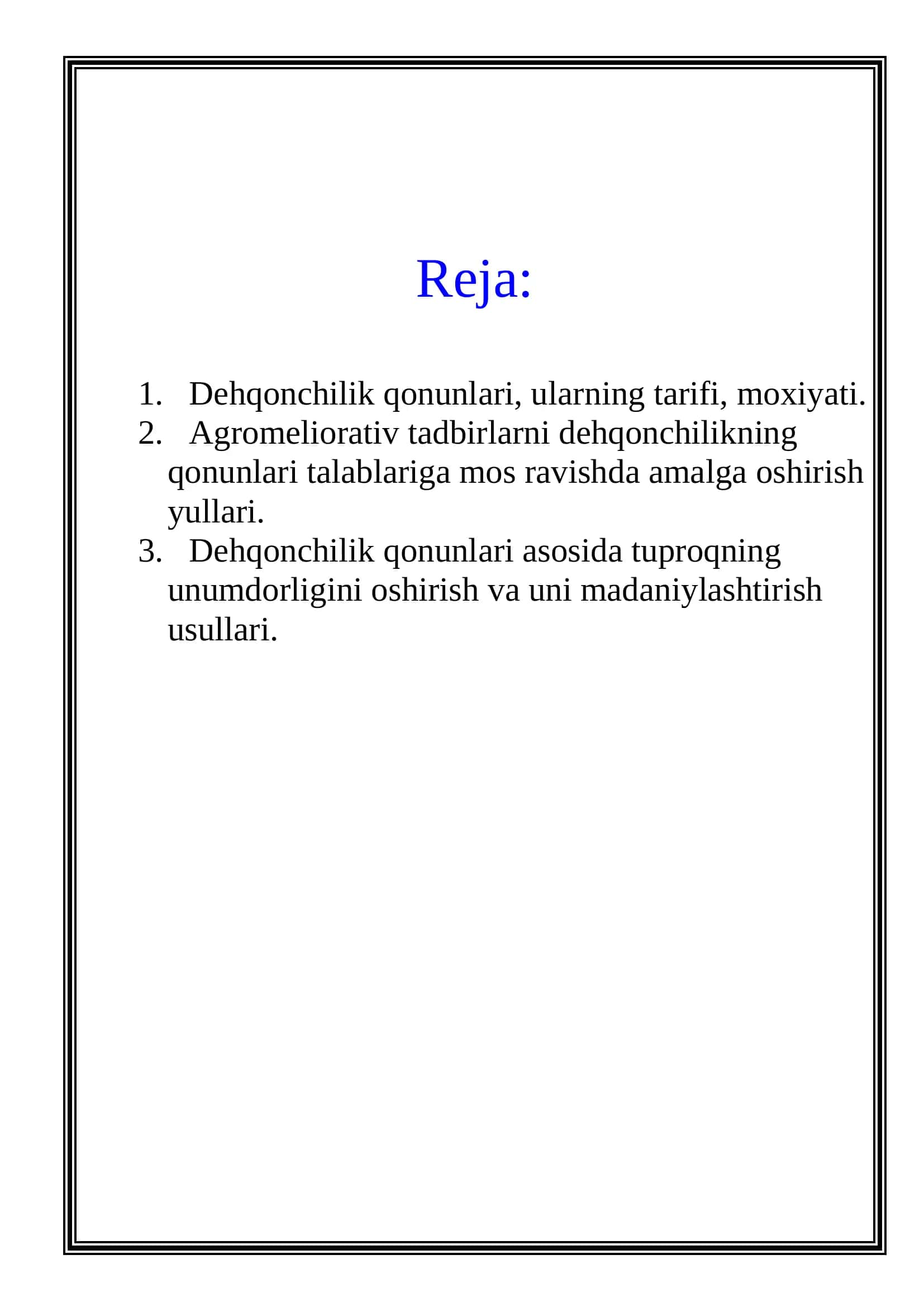 Qishloq xo’jalik mahsulotlarini saqlash va dastlabki ishlash texnologiyasi 2