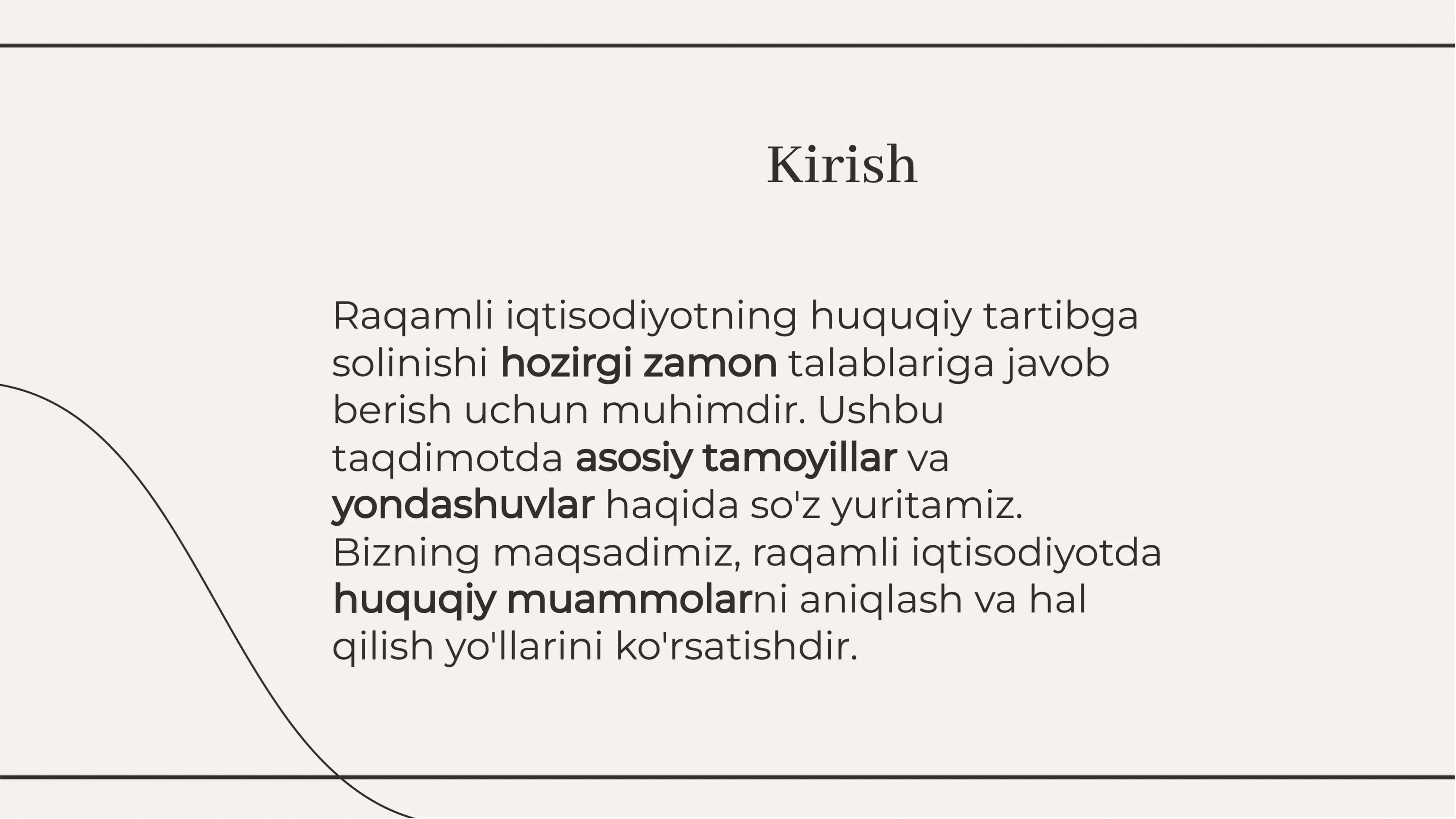 Raqamli Iqtisodiyotni Huquqiy Tartibga Solish 2