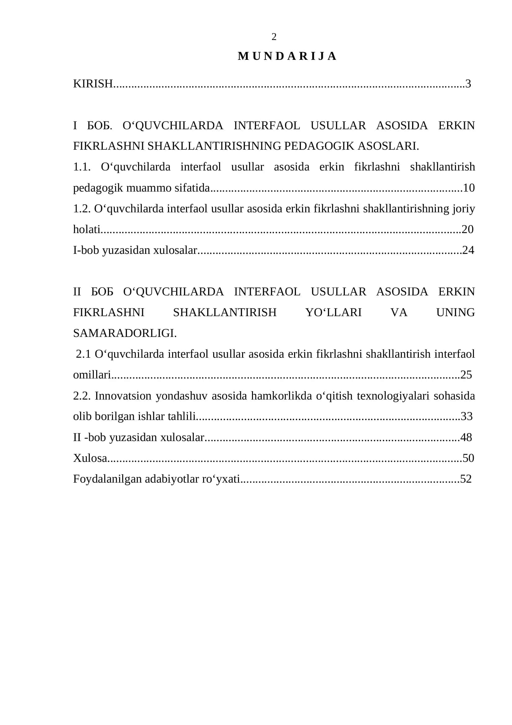 O‘quvchilarda erkin fikrlashni shakllantirishda interfaol usullarning ahamiyati 2