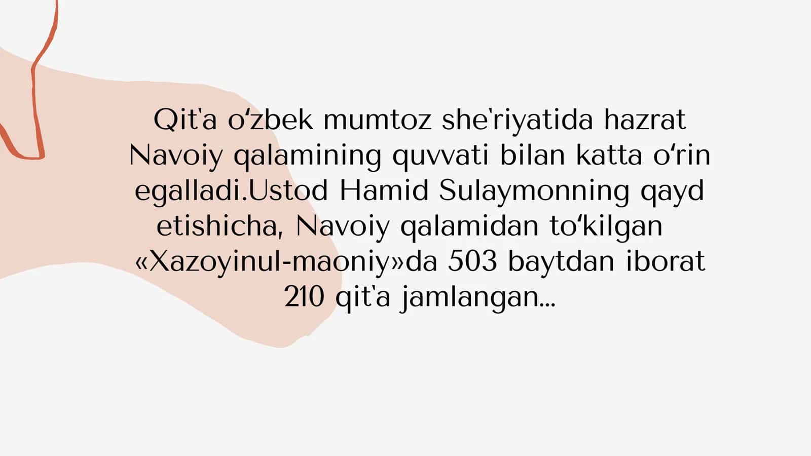 Navoiy qit'alarini sharhlash va navoiyshunoslik taraqqiyoti 2