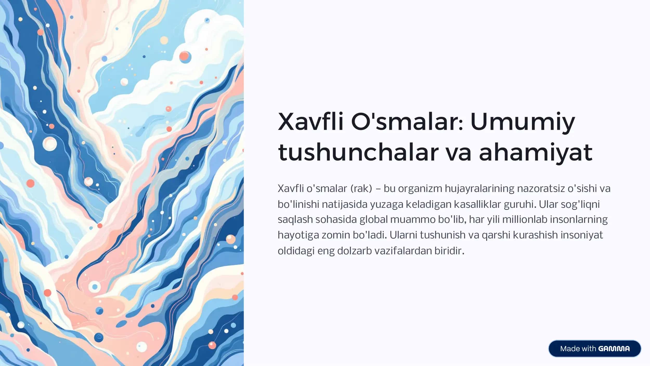 Xavfli O'smalarning Morfologik Klassifikatsiyasi va Profilaktikasi 2