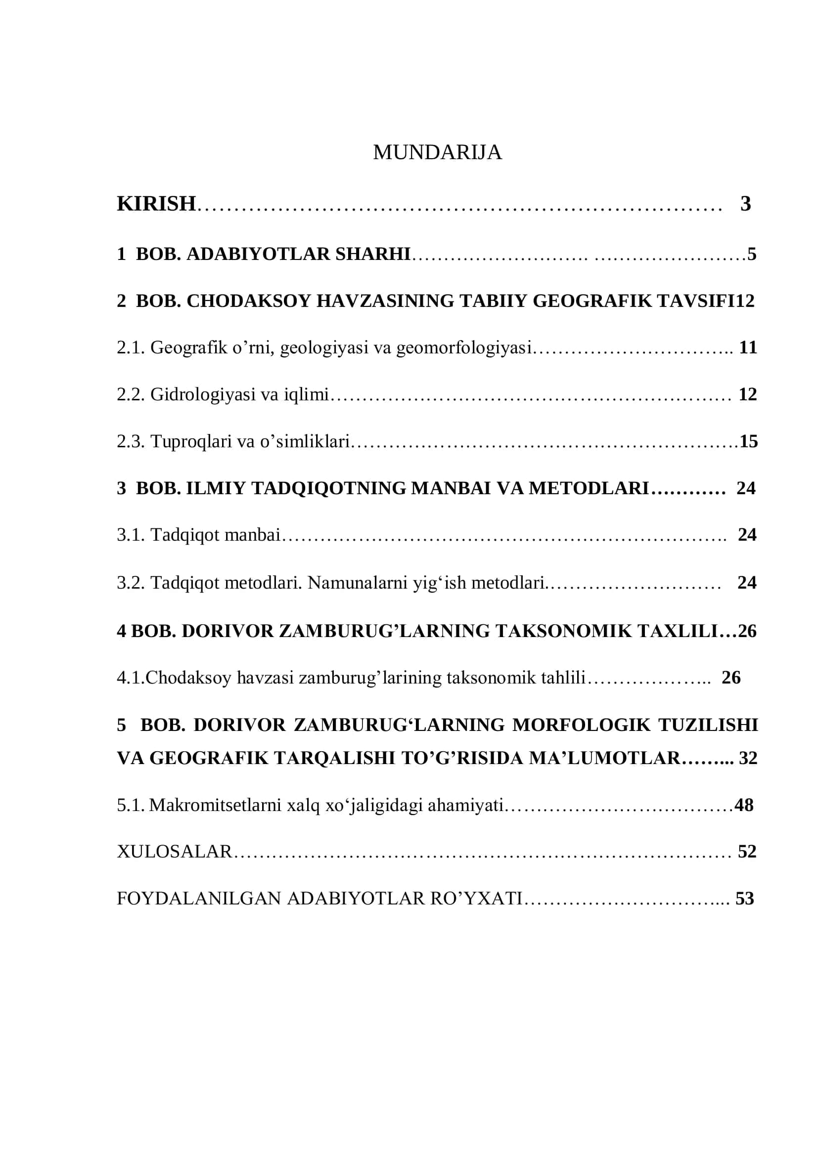 CHODAKSOY HAVZASIDA TARQALGAN DORIVOR ZAMBURUG‟LARNING BIOEKOLOGIYASI 2