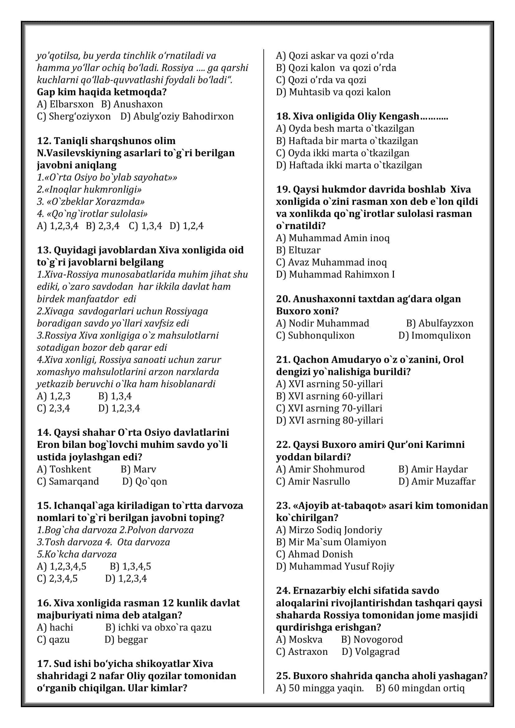8-sinf O’zbekiston tarixi 2