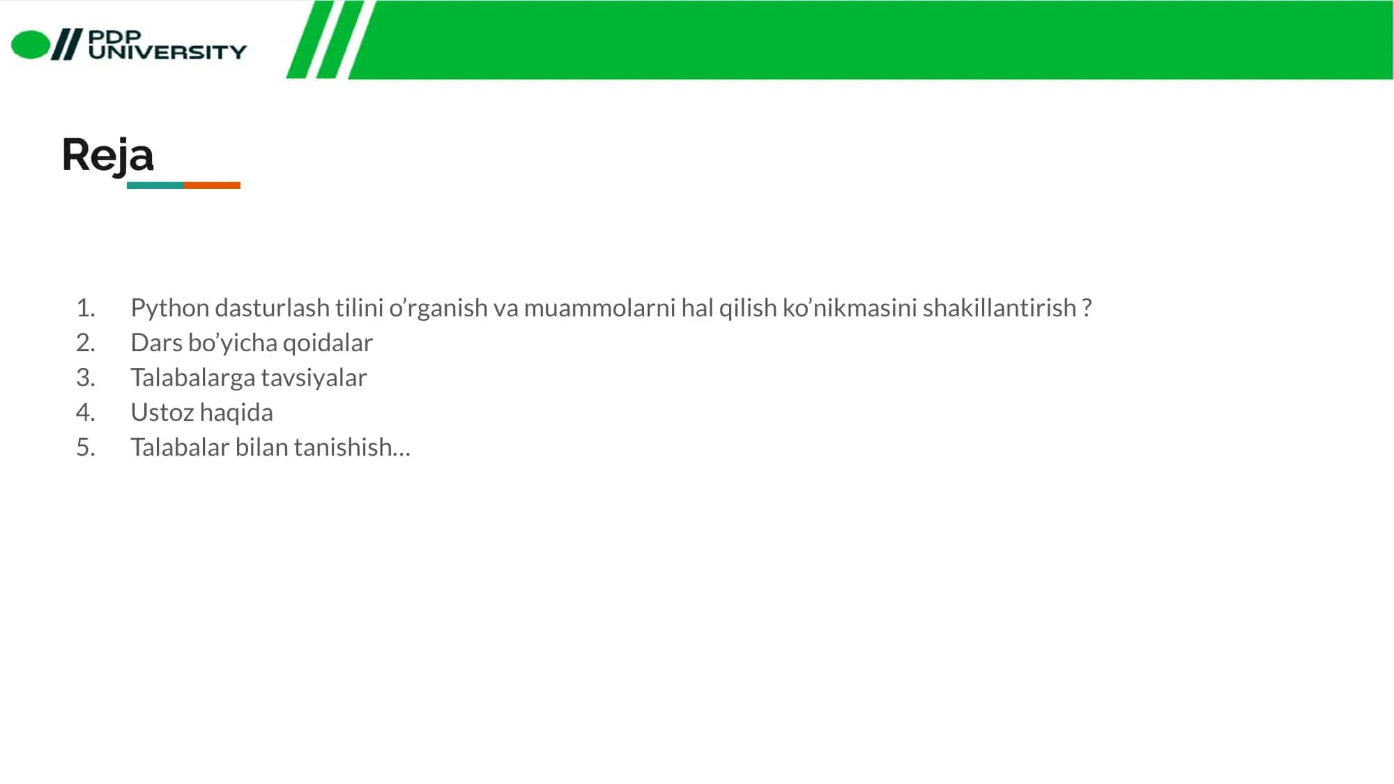 Python dasturlash tili kursi 2