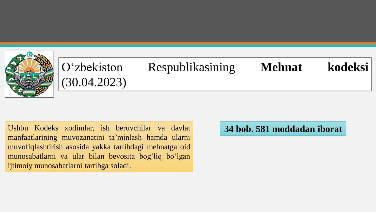 Ishlash va dam olish vaqti turlari, ularni toifalash 2