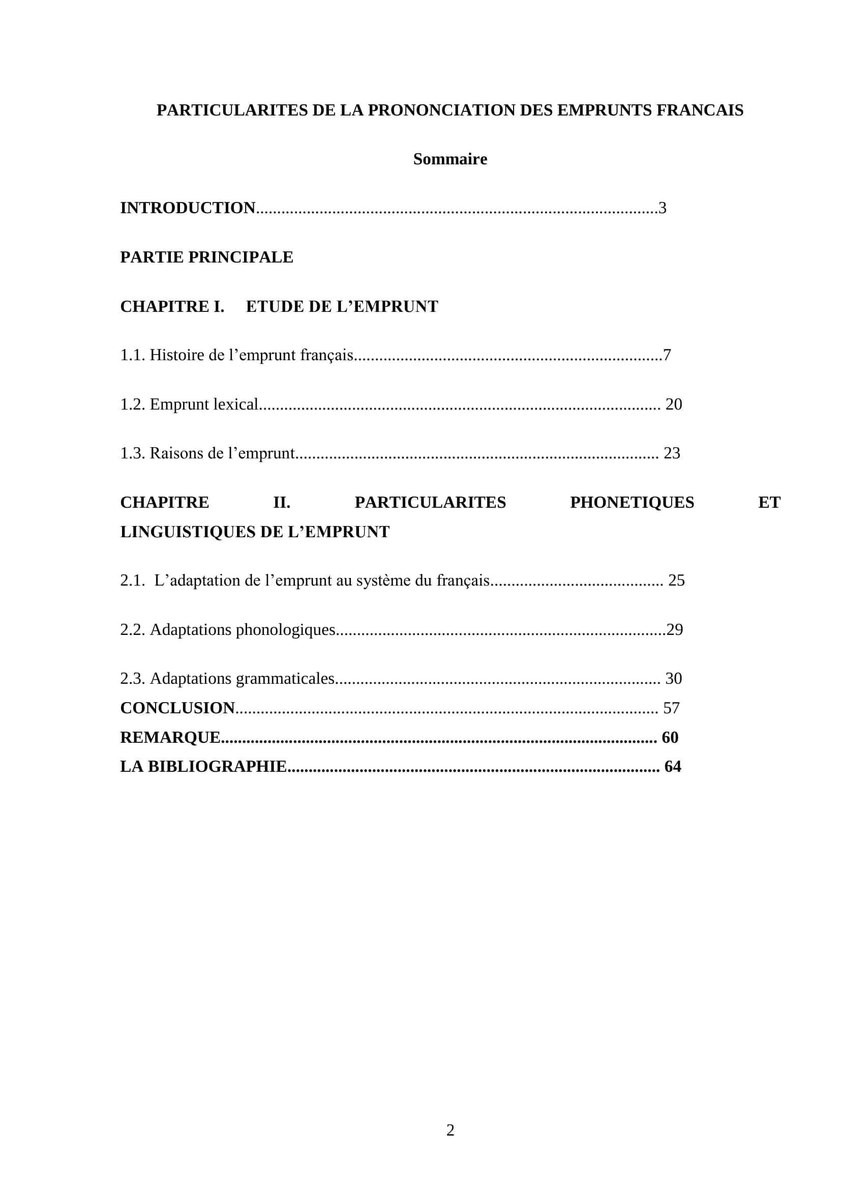 PARTICULARITES DE LA PRONONCIATION DES EMPRUNTS FRANCAIS 2