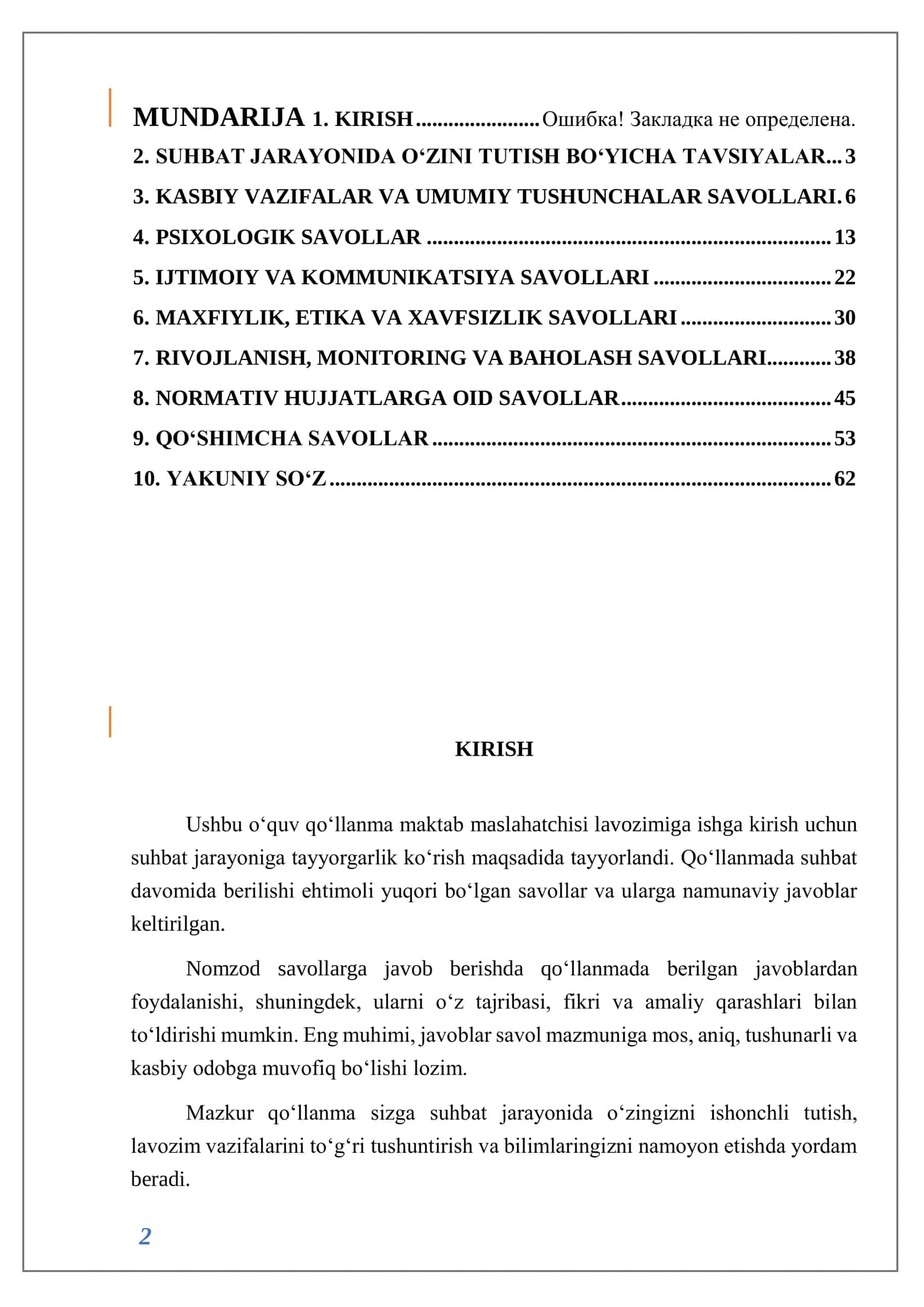 📘 💎 MAKTAB MASLAHATCHISI SAVOLLAR VA JAVOBLAR TO‘PLAMI (PREMIUM QO‘LLANMA) 2