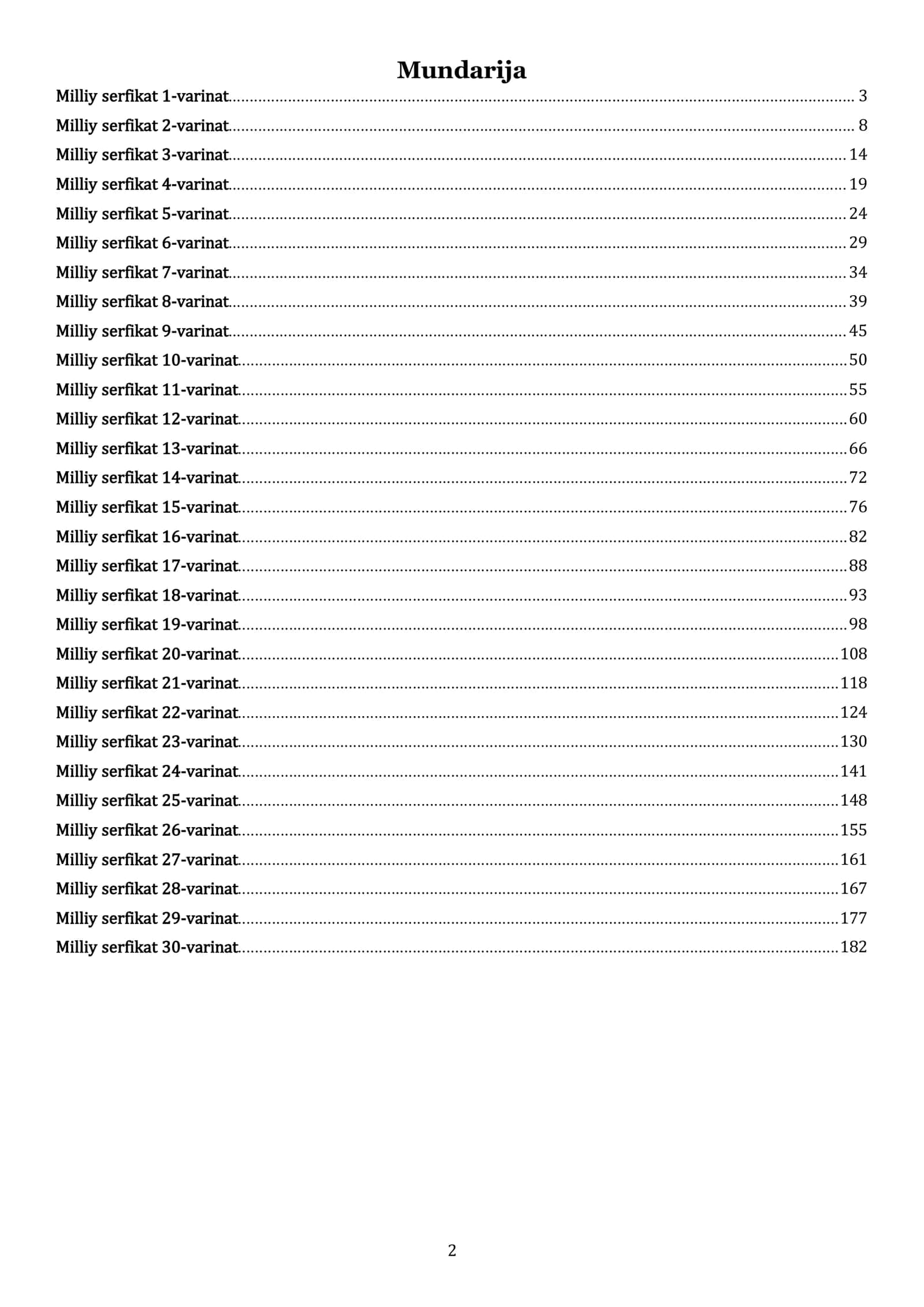 Milliy Sertifikat Fizika – 30 ta test + to‘liq javoblar | 2026 A+ daraja | Imtihon tayyorgarlik 2