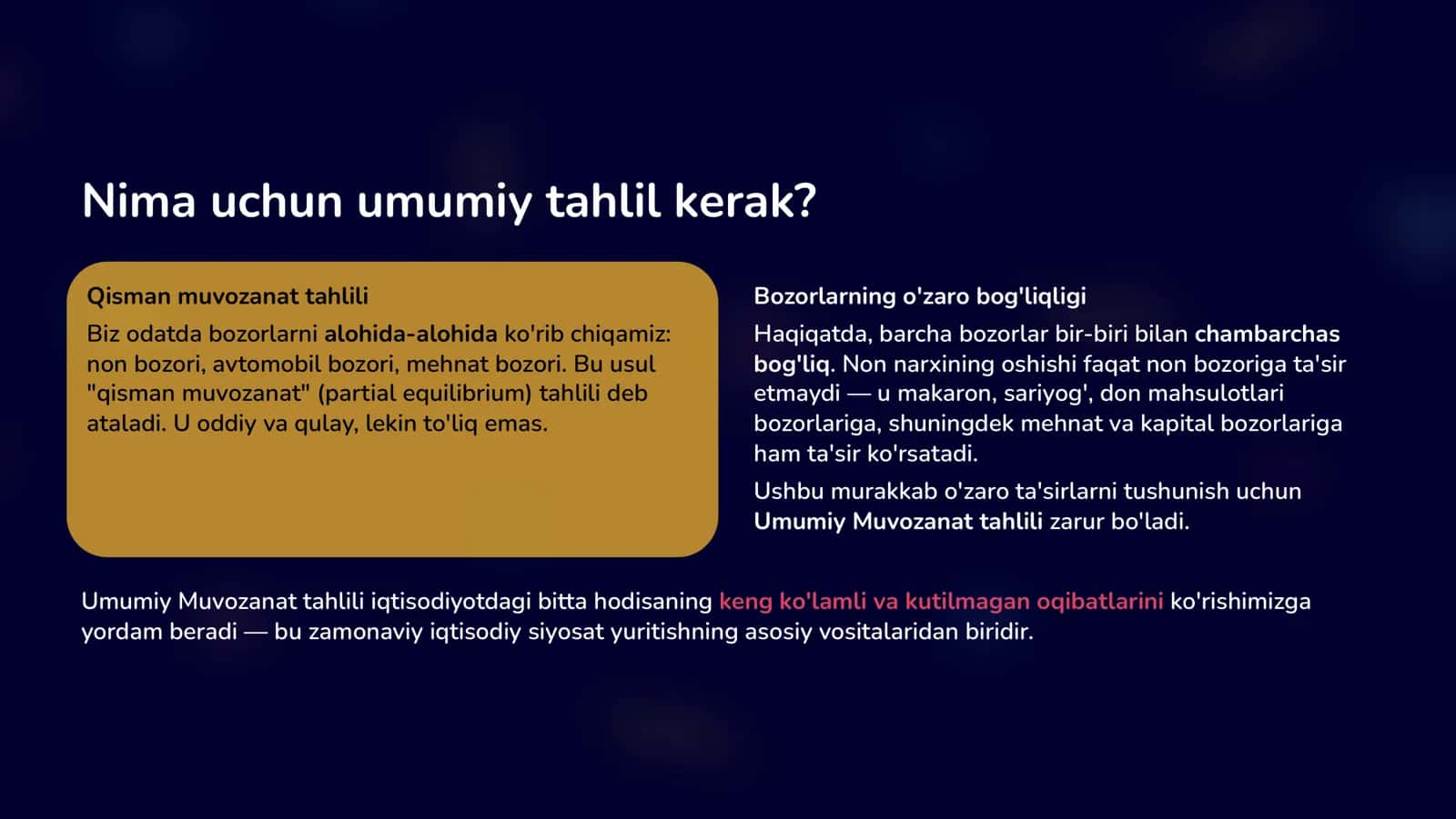 Umumiy muvozanat va iqtisodiy samaradorlik 2