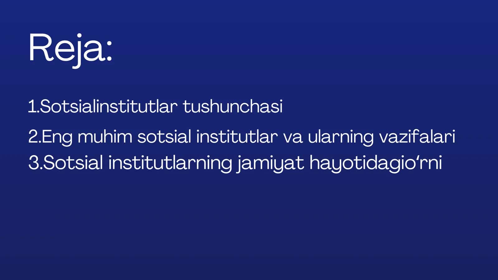 Sotsial institutlar 2