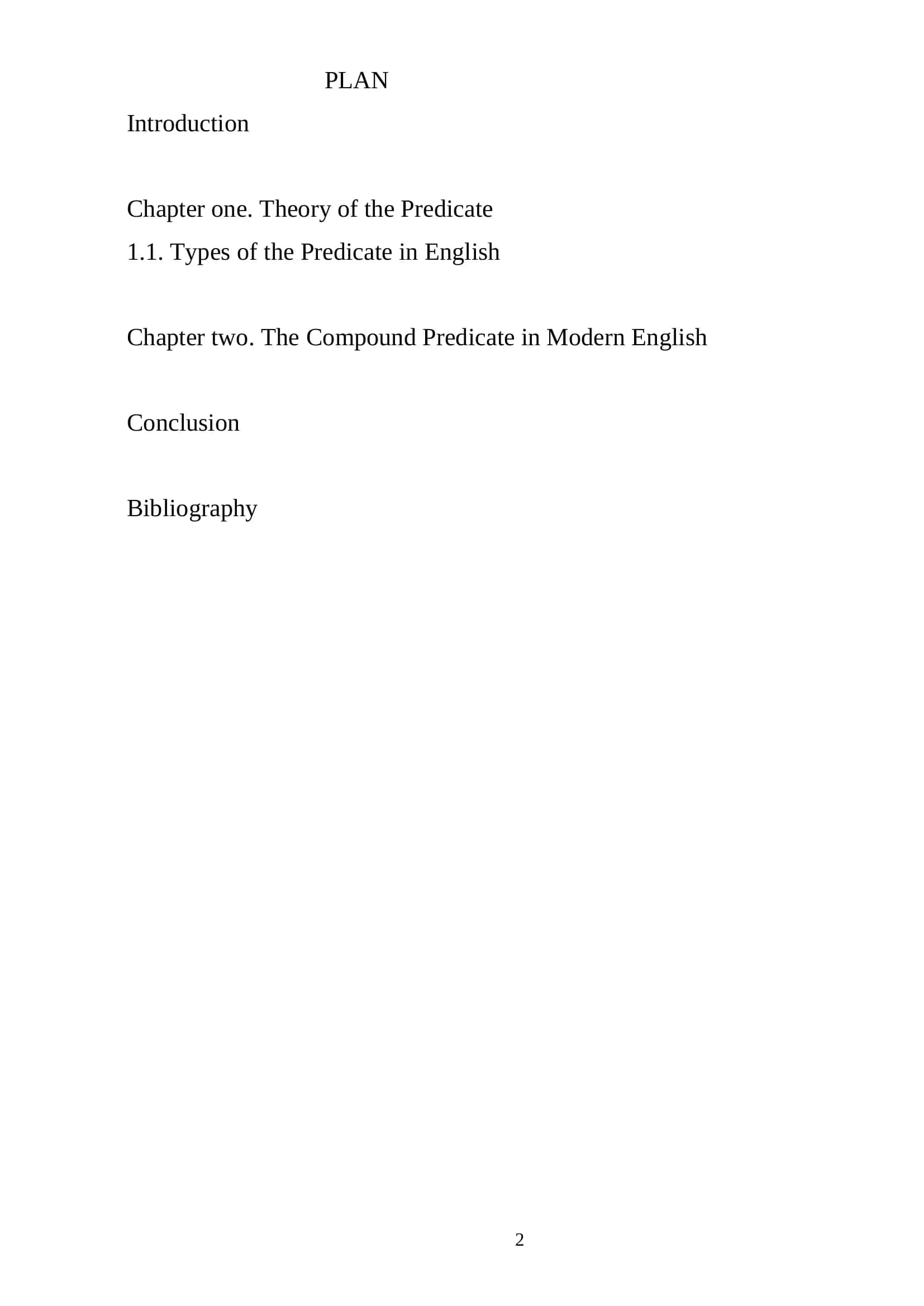 THE COMPOUND PREDICATE IN MODERN ENGLISH 2