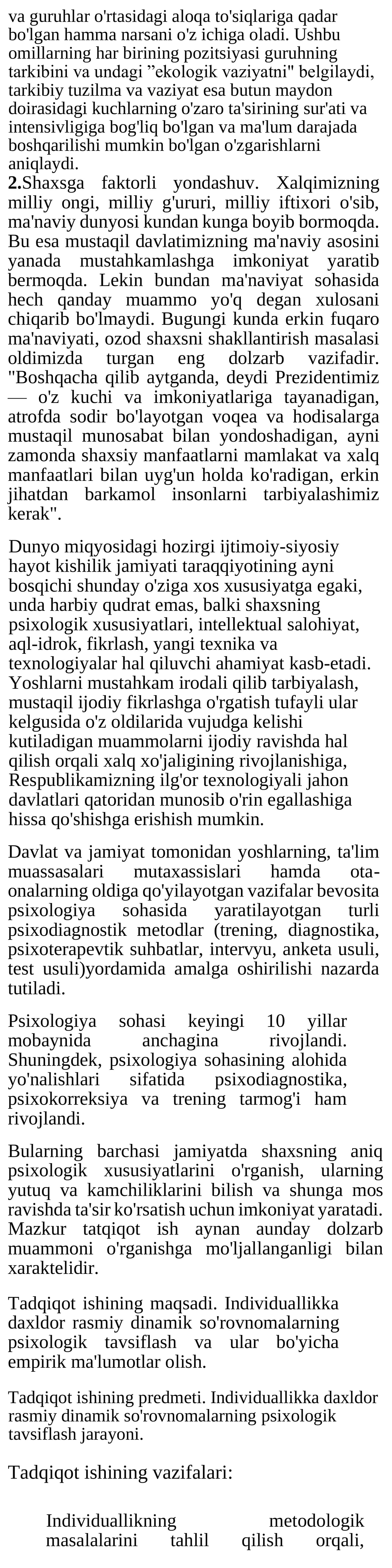 Kurt Levin maydon nazariyasi: xulosa 2