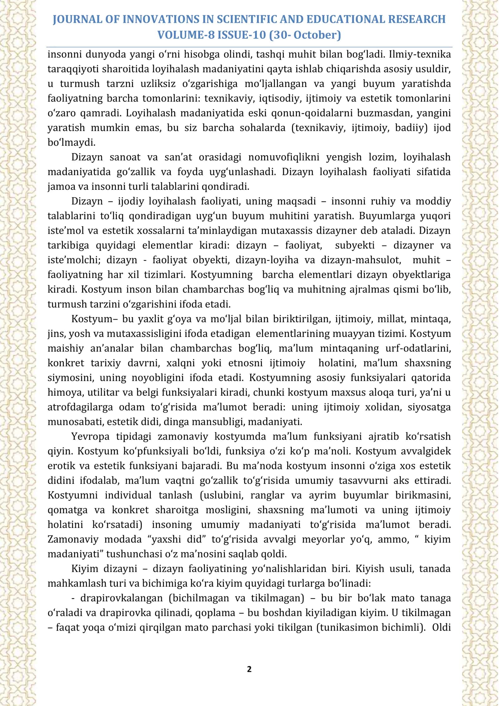 KOSTYUM DIZAYNINING NAZARIY ASOSLARI VA DIZAYN TURLARI 2