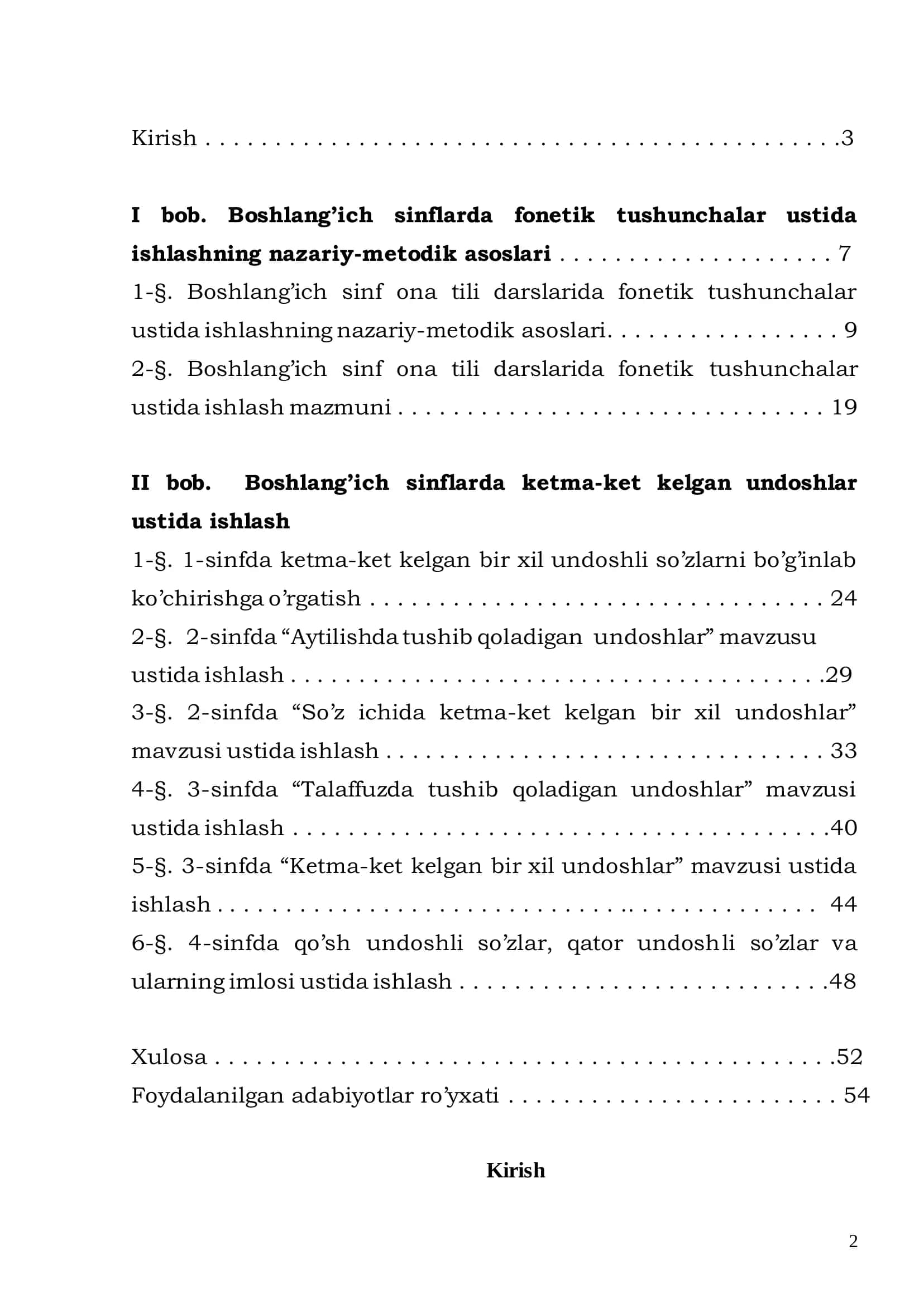 Boshlang’ich sinflarda ketma-ket kelgan undoshlar ustida ishlash 2
