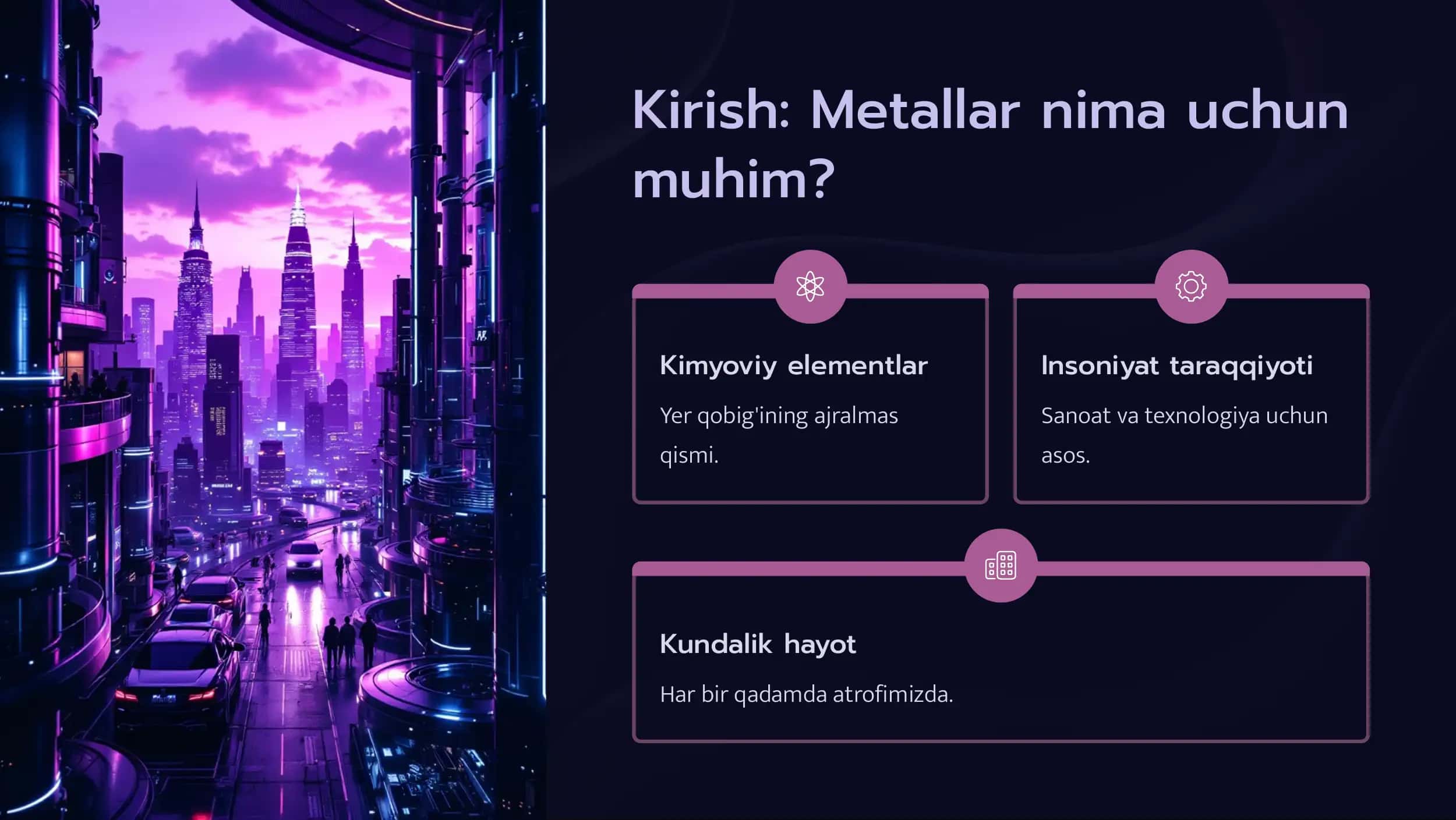 Metallarning tabiatda tarqalishi, olinishi va ishlatilishi 2