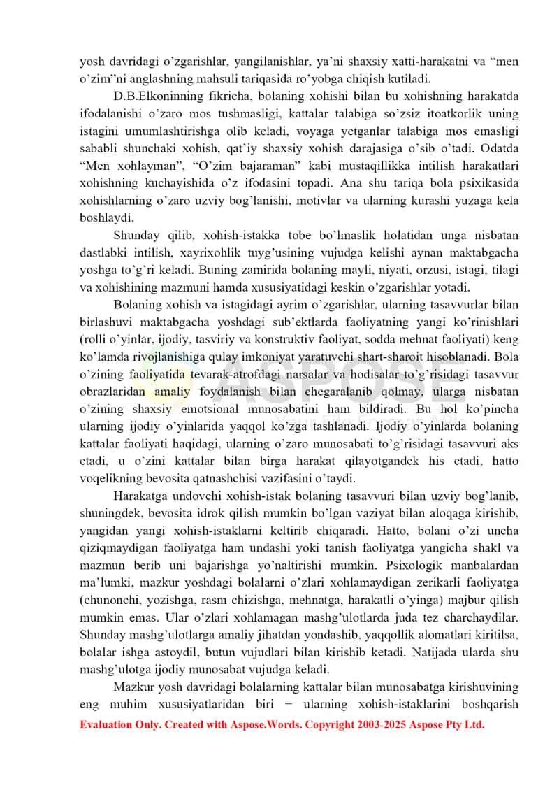 Maktabgacha yosh davrida psixik rivojlanish xususiyatlari 3