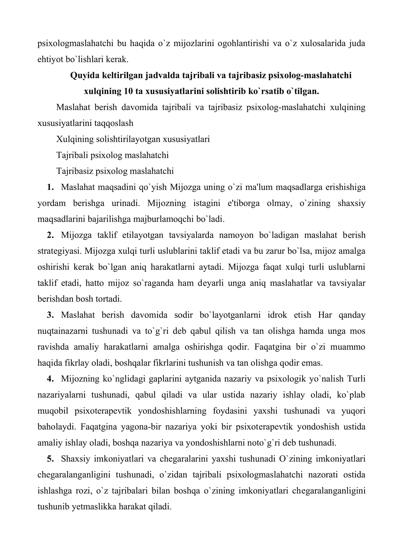 Psixologik maslahat tamoyillari 3