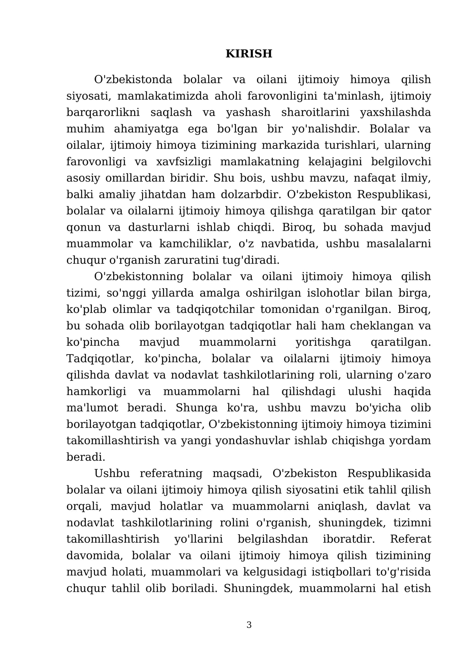 O'zbekistonda bolalar va oilani ijtimoiy himoya qilish siyosati:etik tahlil 3
