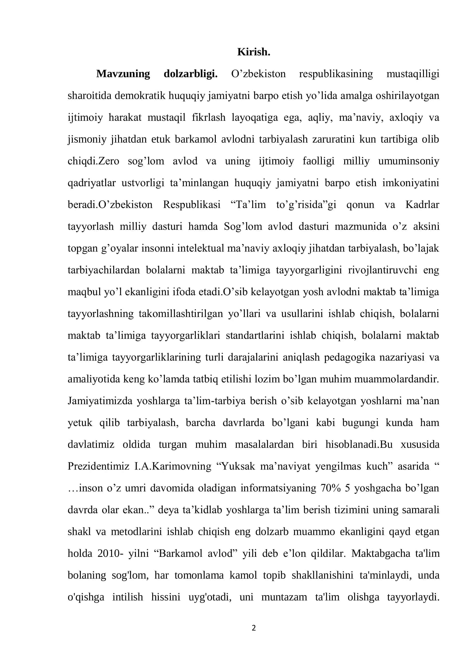«TAYYORLOV GURUHI BOLALARINI MAKTAB TA’LIMIGA 3