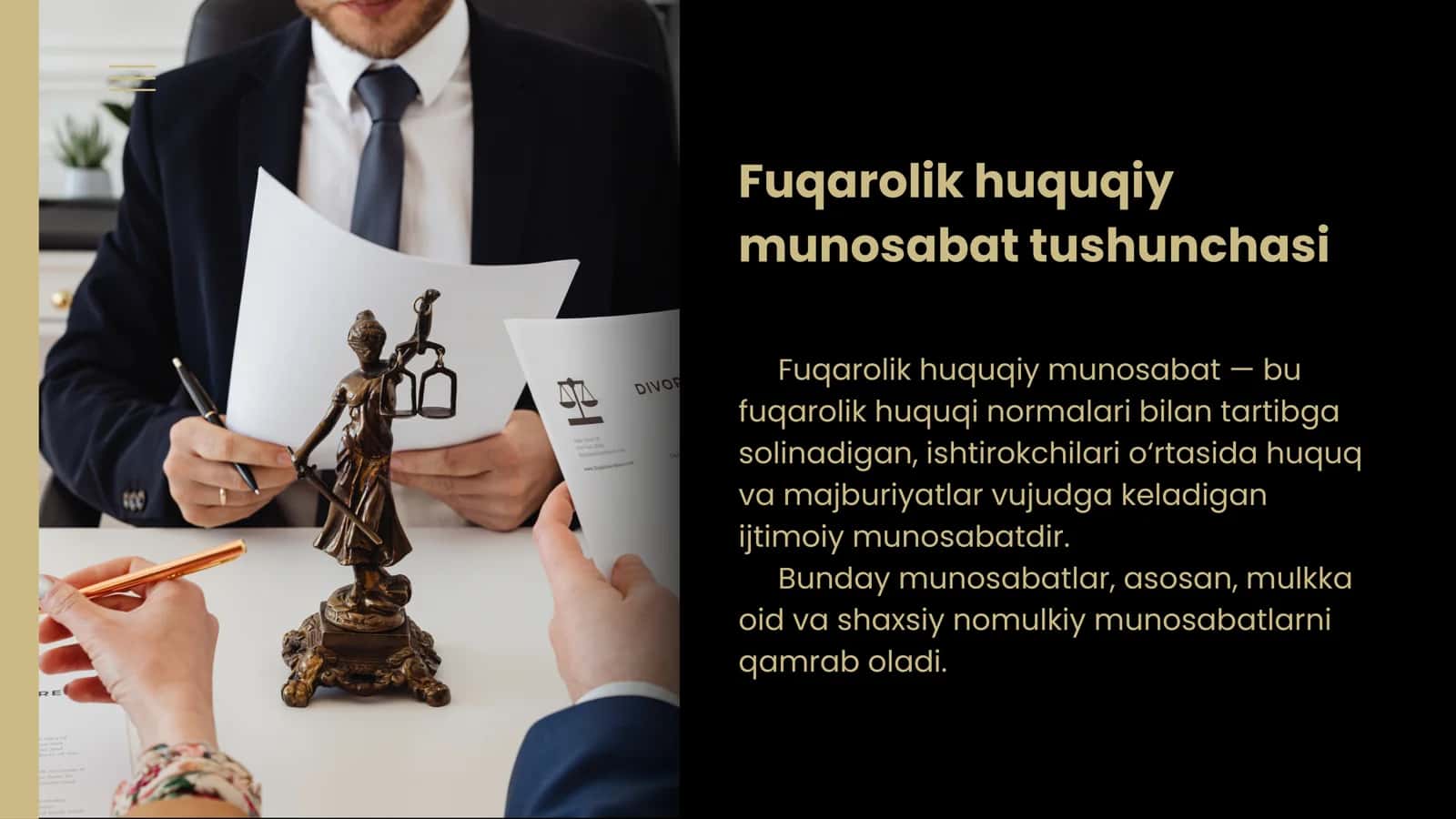 FUQAROLIK HUQUQIY MUNOSABATLARNING SUBYEKTLARI VA OBYEKTLARI 3
