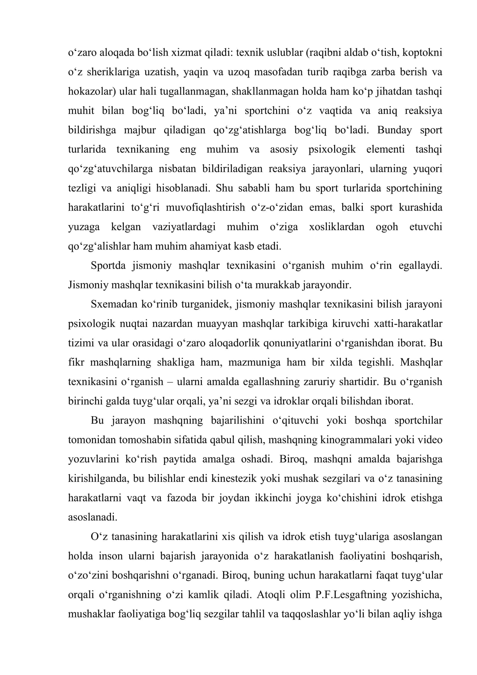 Sportchidagi texnik tayyorgarlikning psixologik asoslari 3