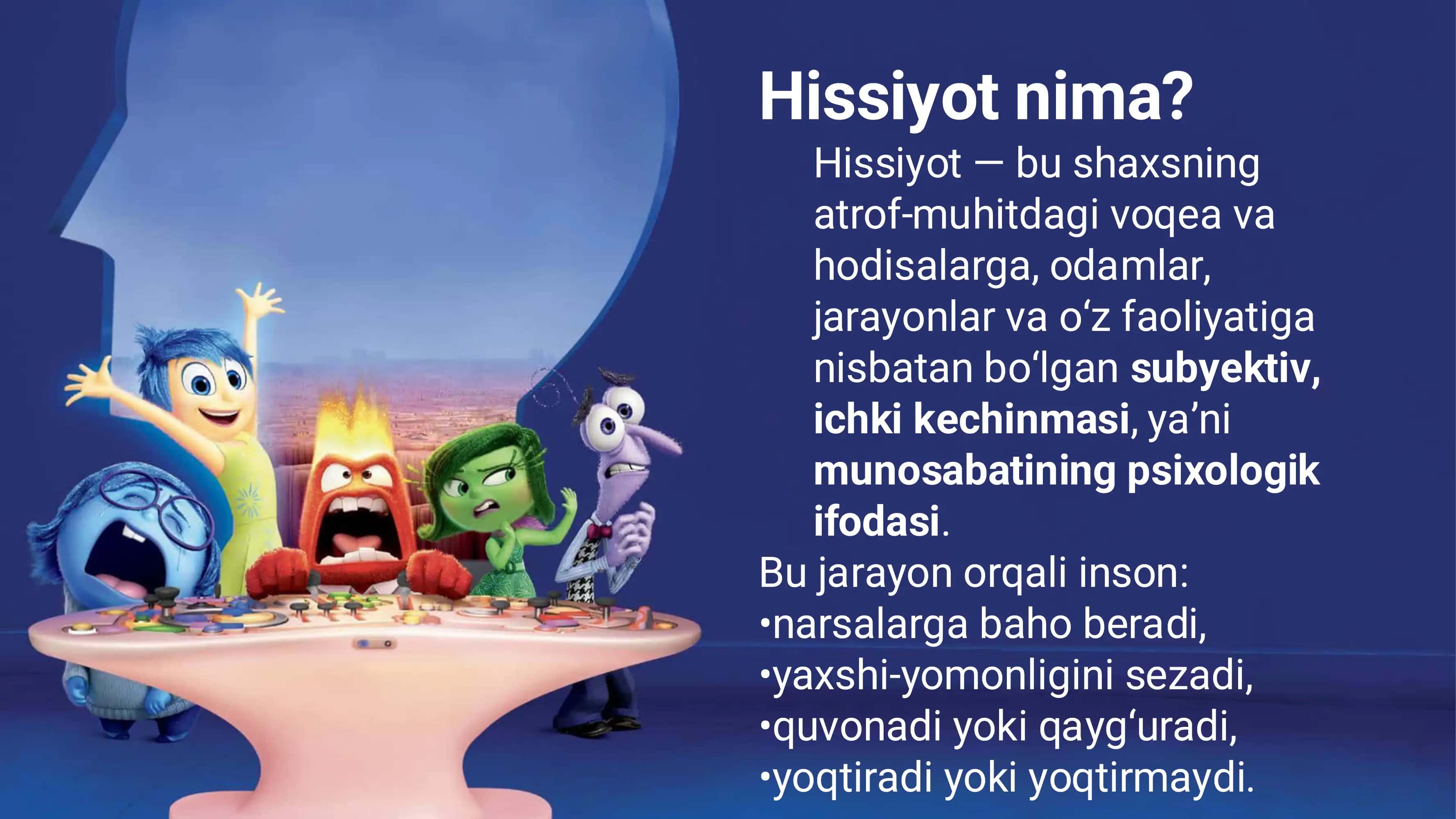 Hissiyot va Emotsiya Tushunchasi 3