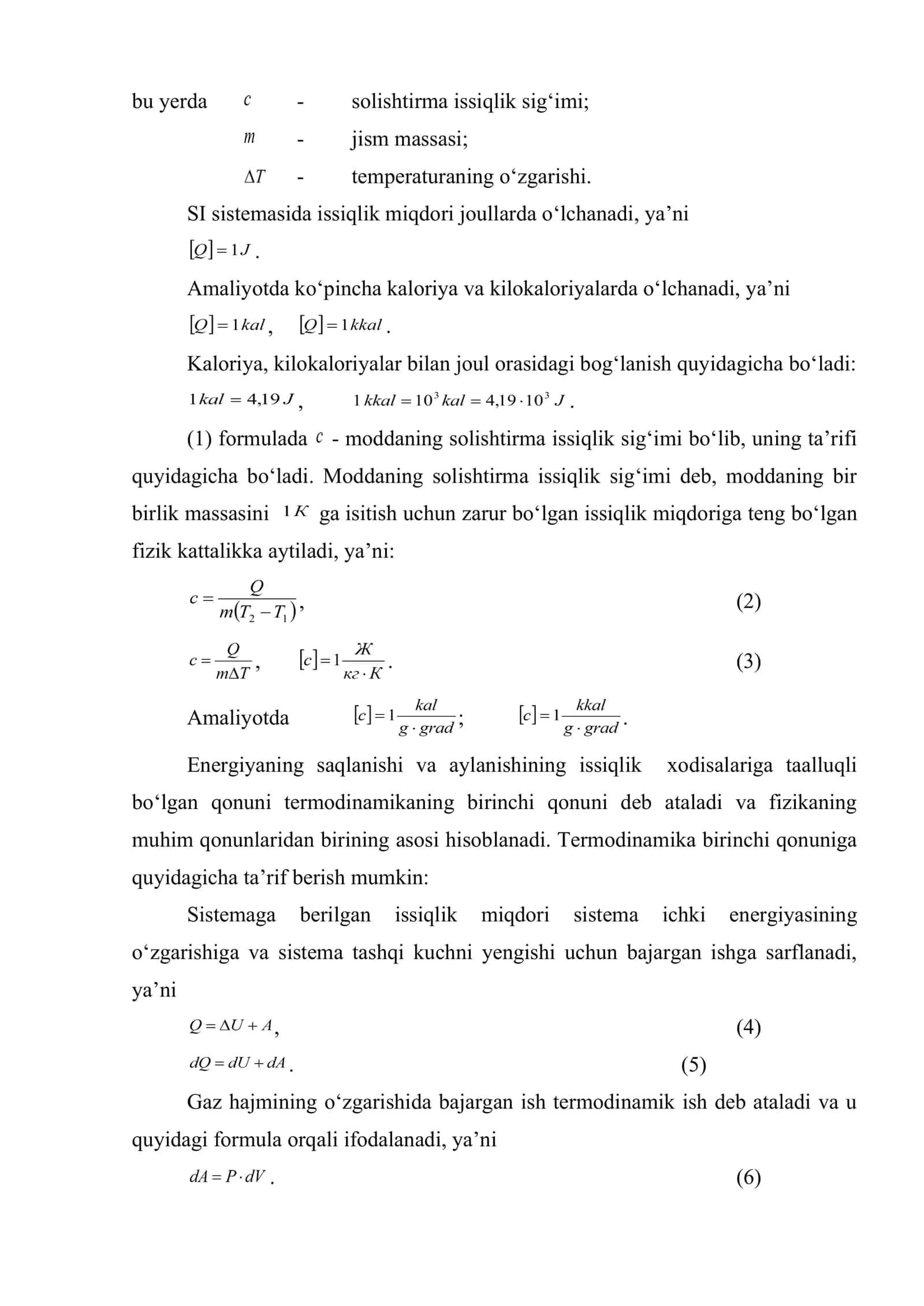 Termodinamika asoslari 3