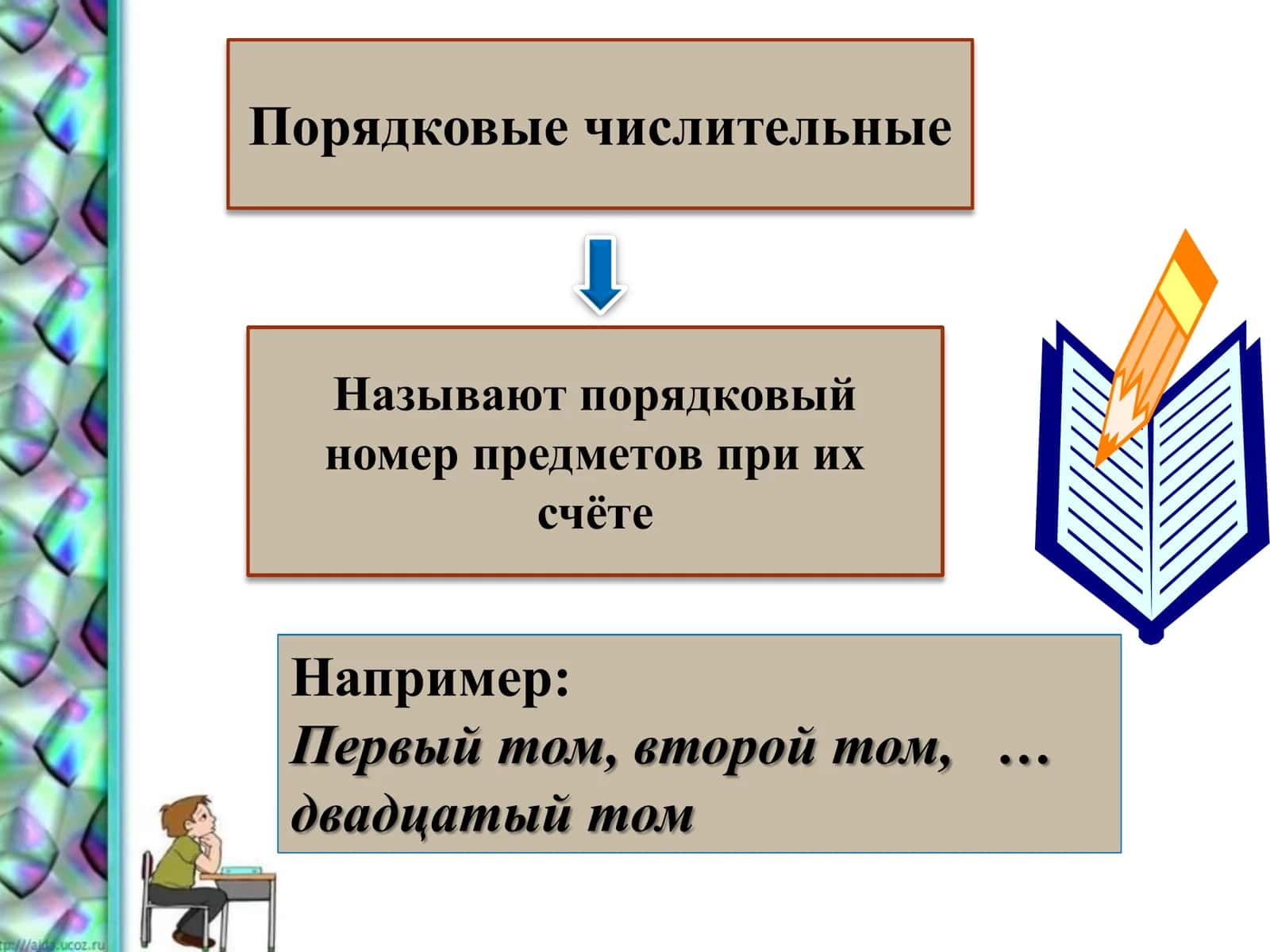 Порядковые числительные 3