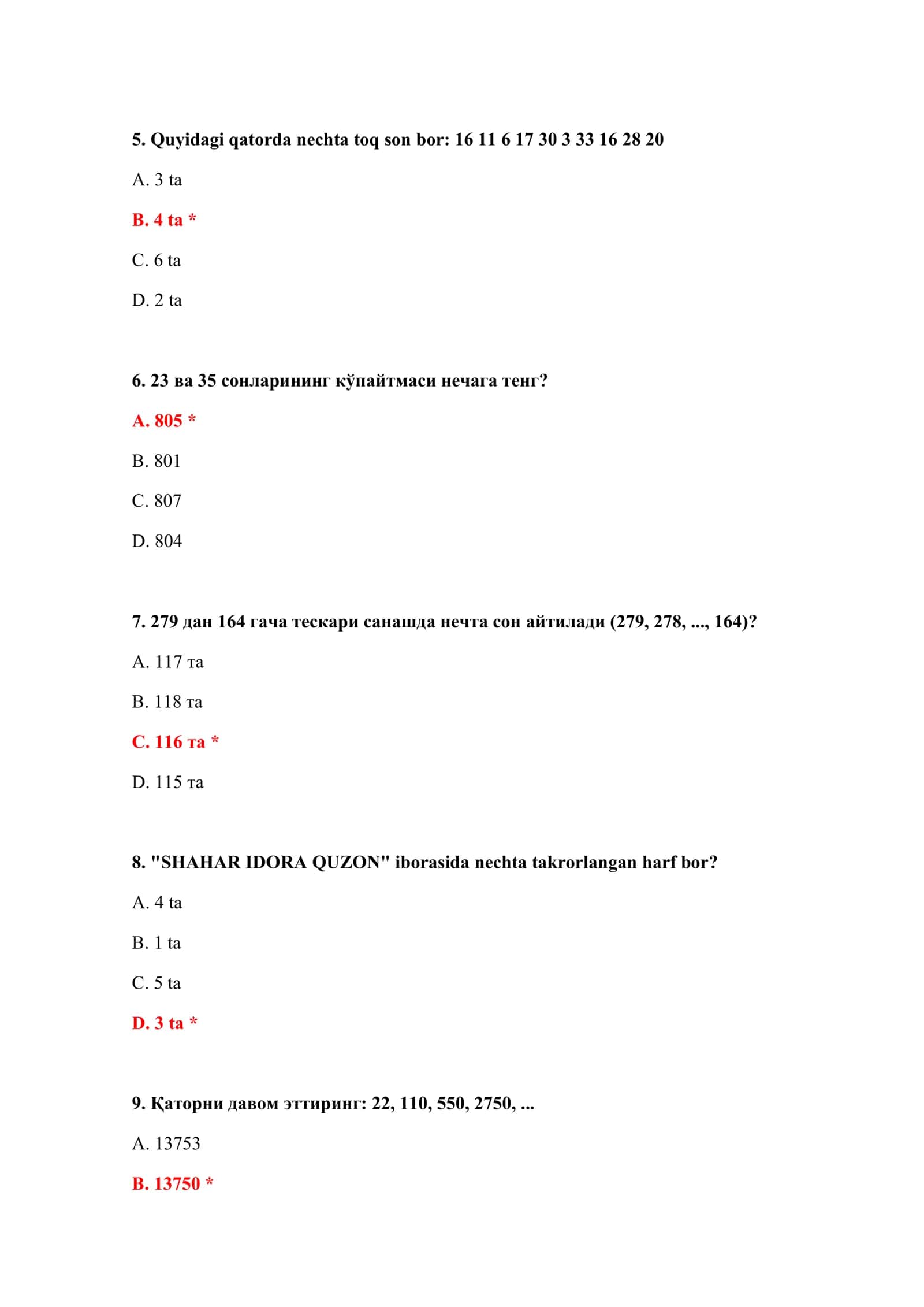 BOJXONA TESTLARI PDF 3