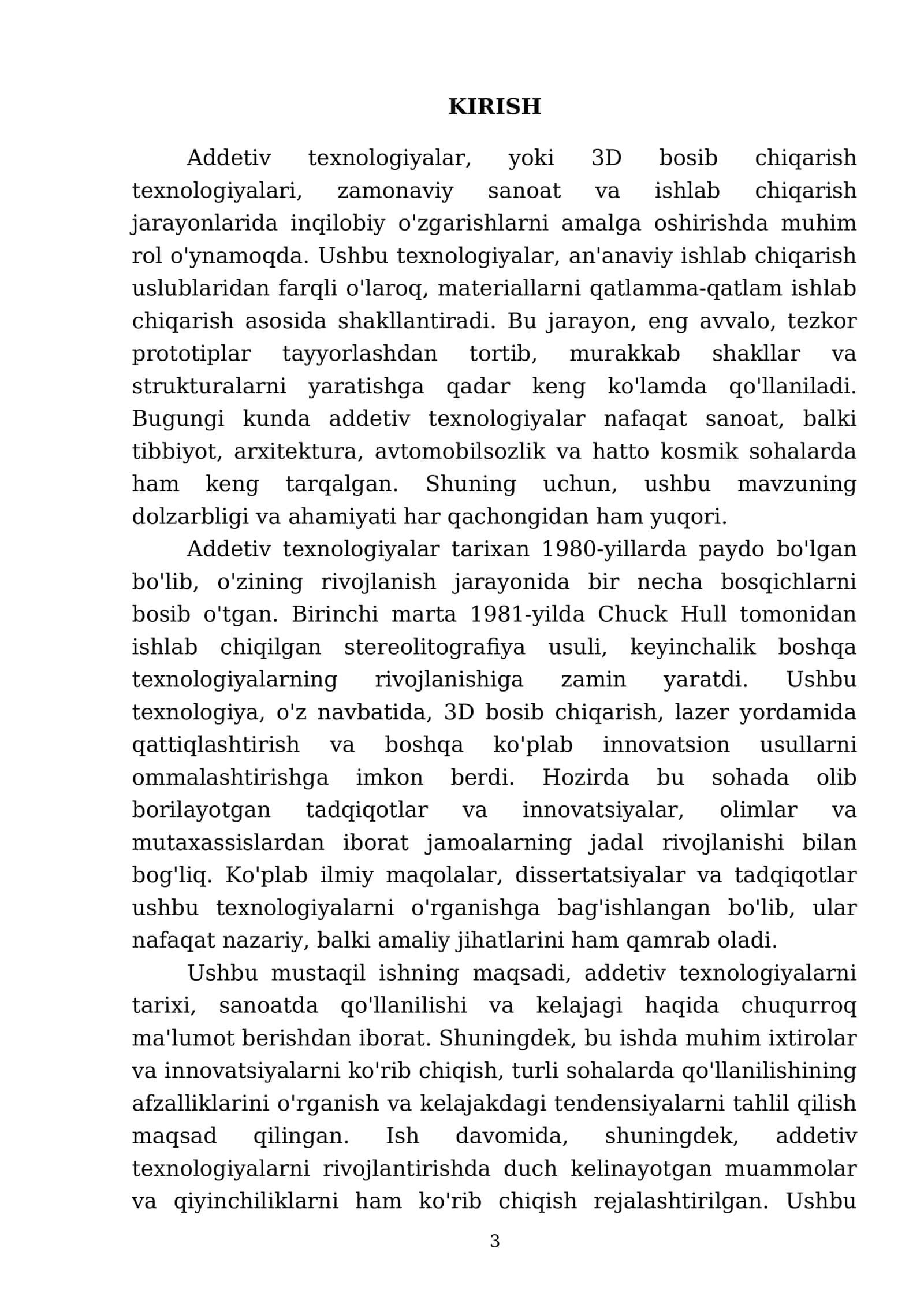 Addetiv texnologiyalar 3