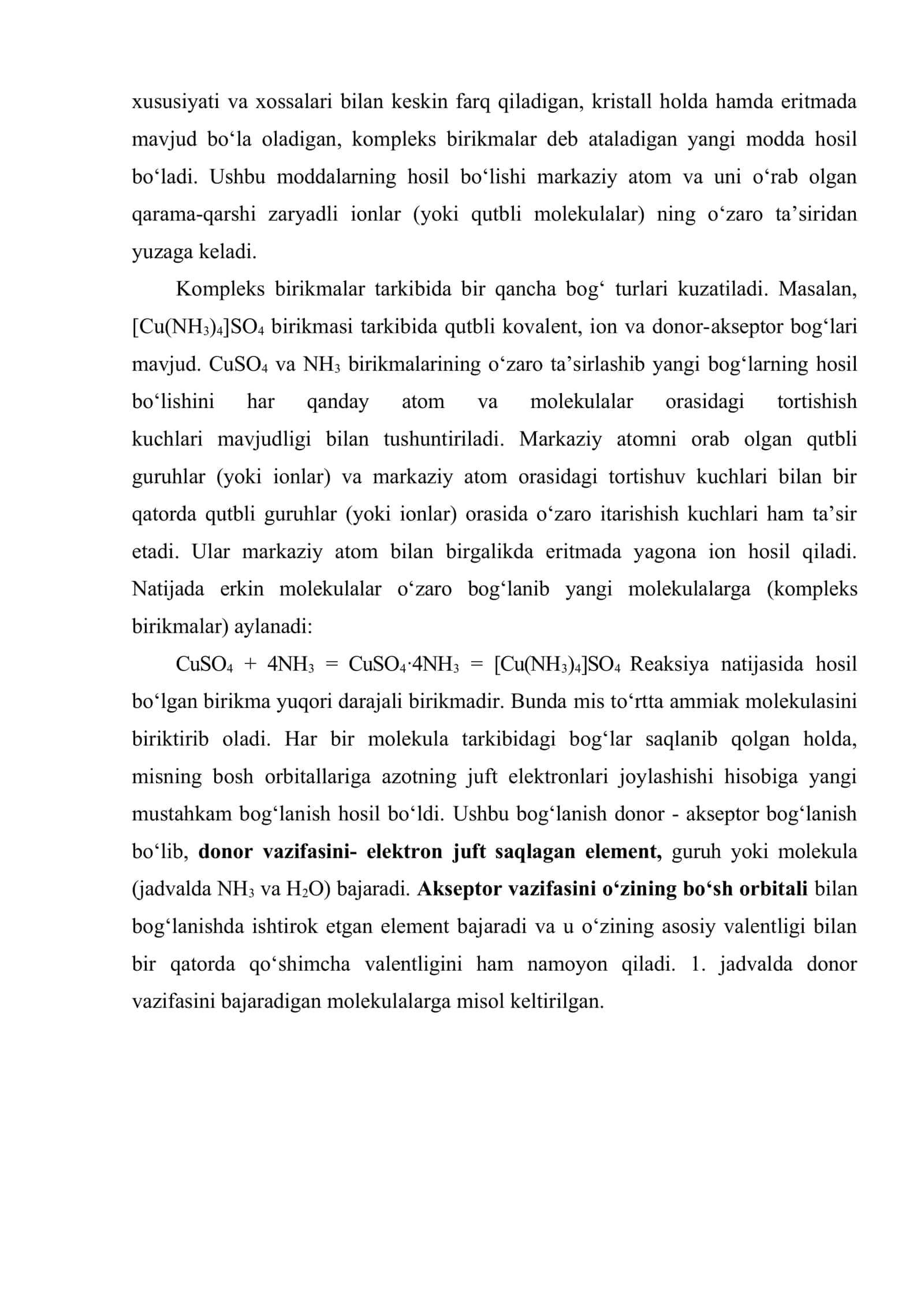 Kompleks birikmalar 3