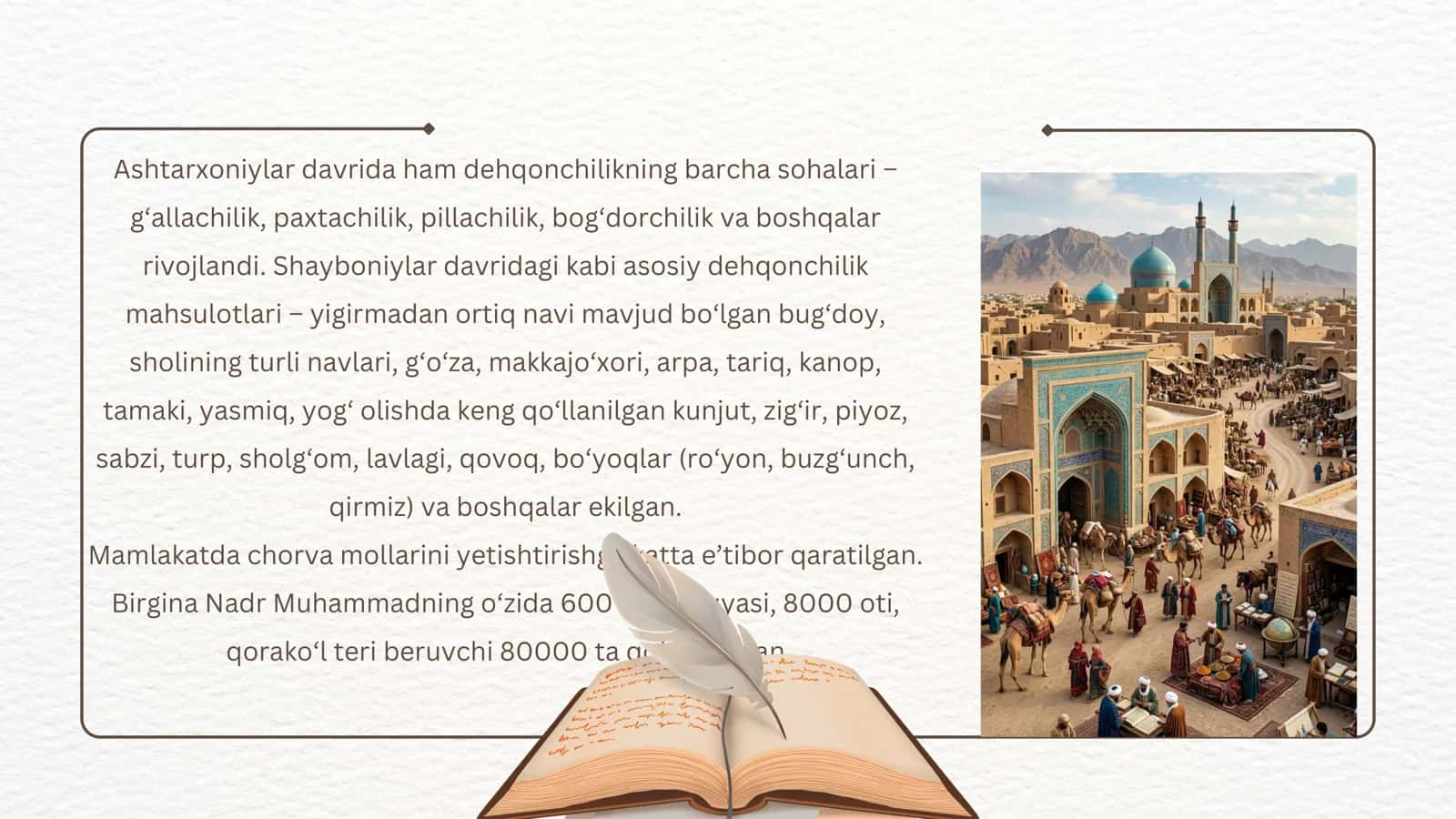 Ashtarxoniylar davrida ijtimoiy iqtisodiy hayot 3