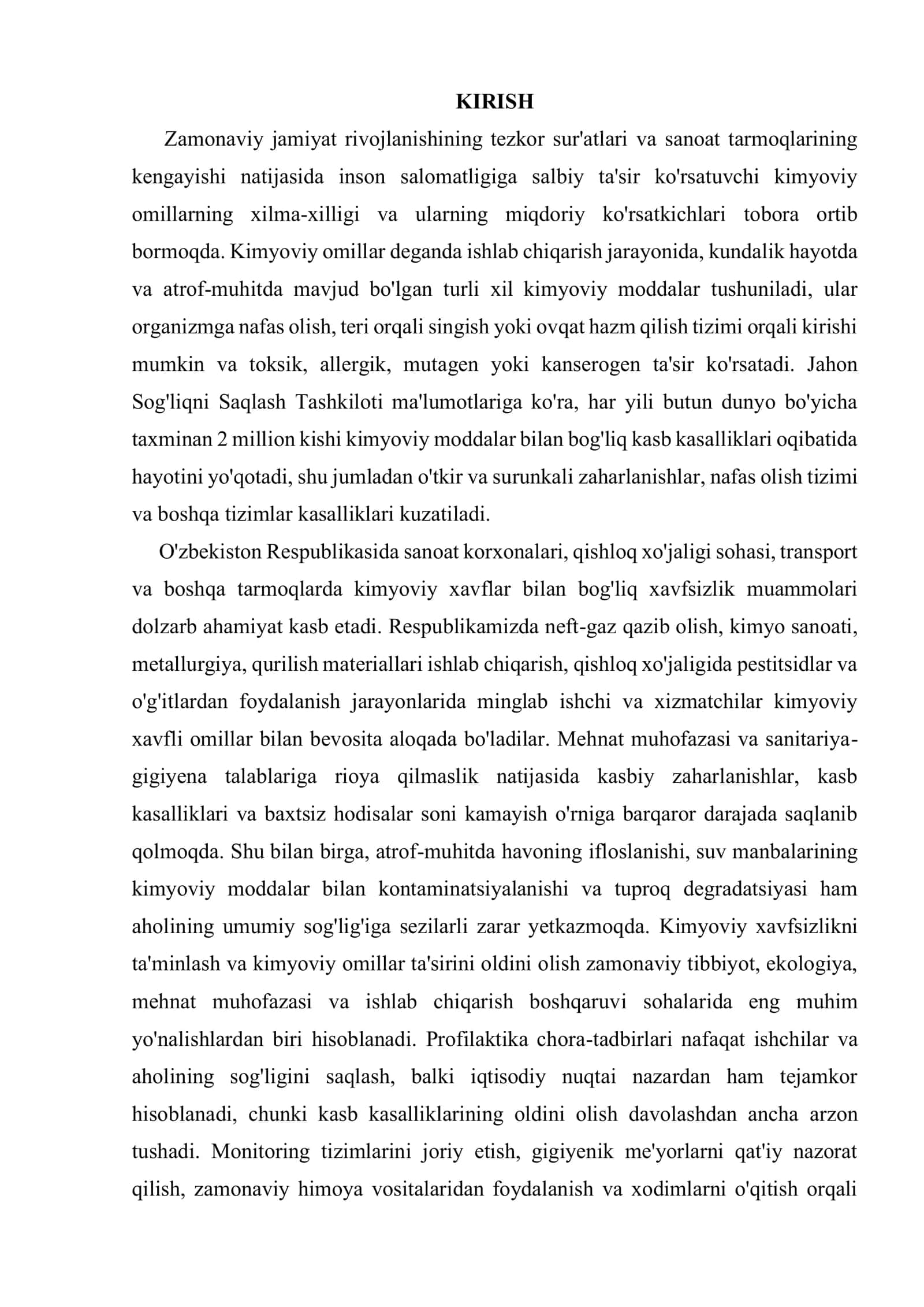 Kimyoviy omillar ta'sirini oldini olish chora-tadbirlari 3