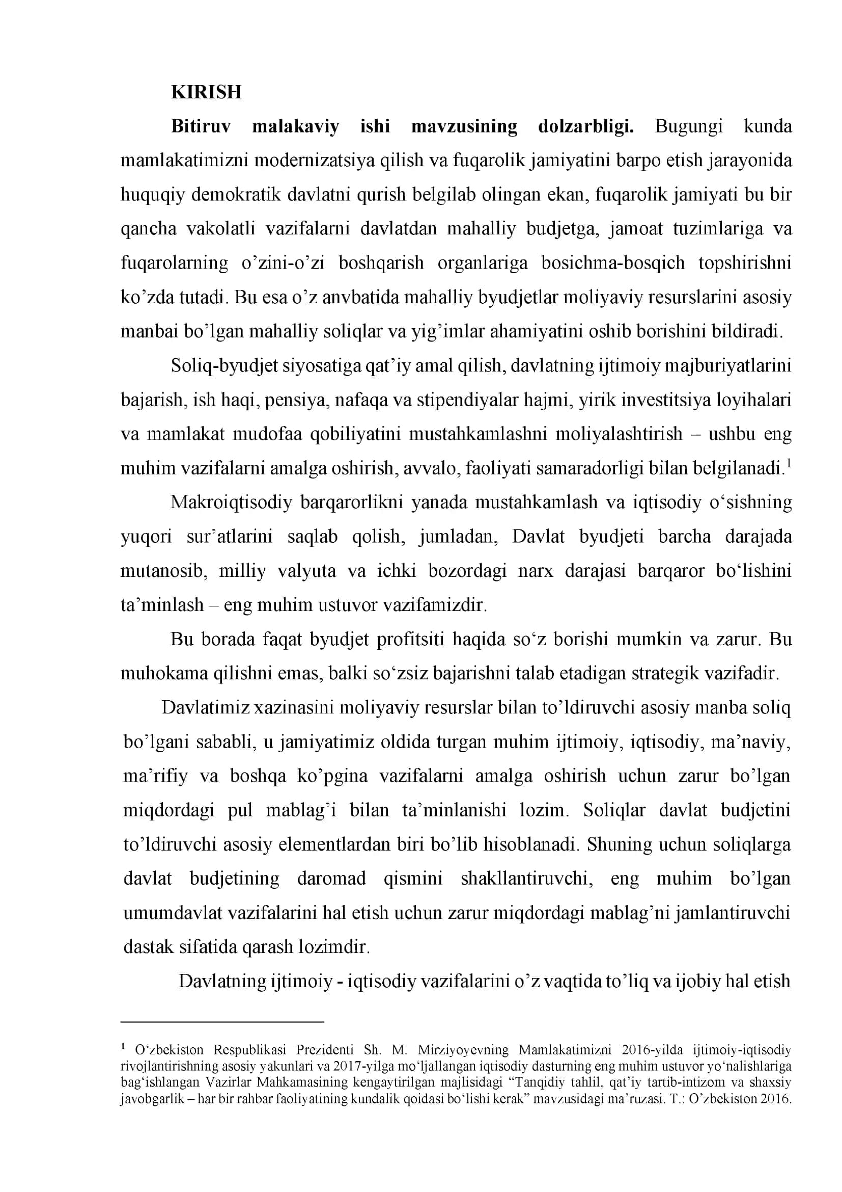 O'ZBEKISTON RESPUBLIKASIDA BUDJET DAROMADLARINI SHAKLLANTIRISHDA SOLIQLARNING AHAMIYATI 3