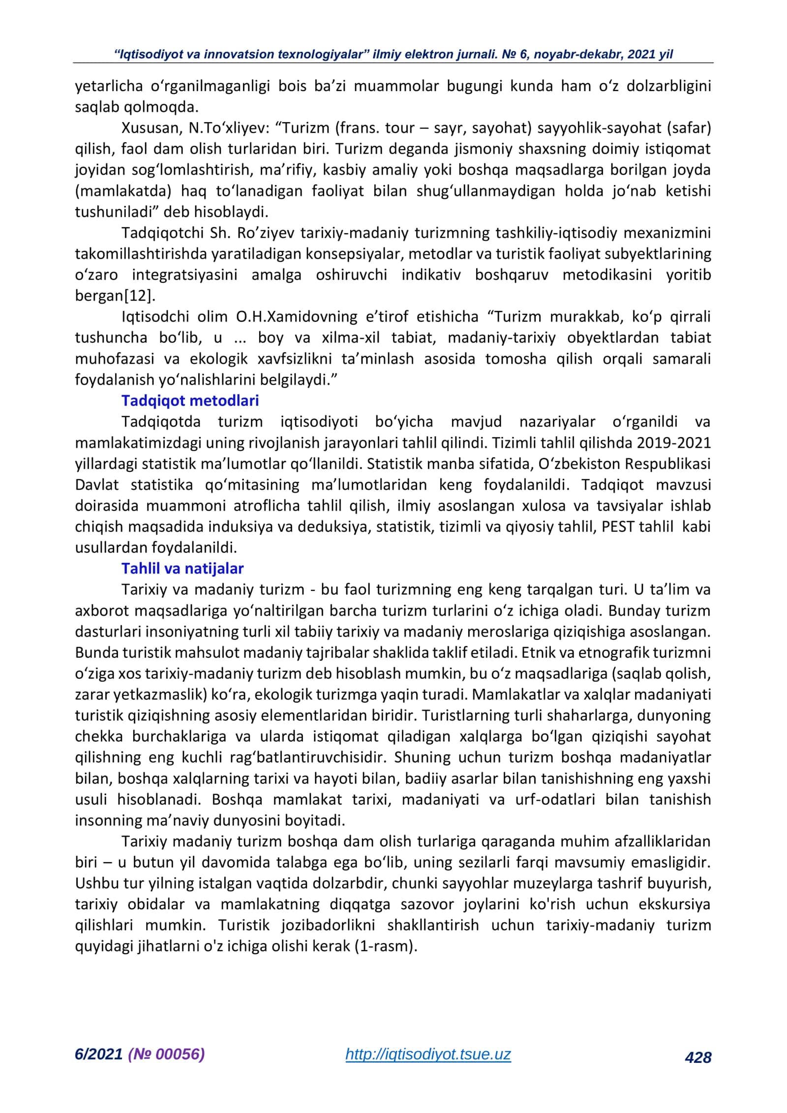 Tarixiy-Madaniy Turizm va Iqtisodiy Ihtimollar 3