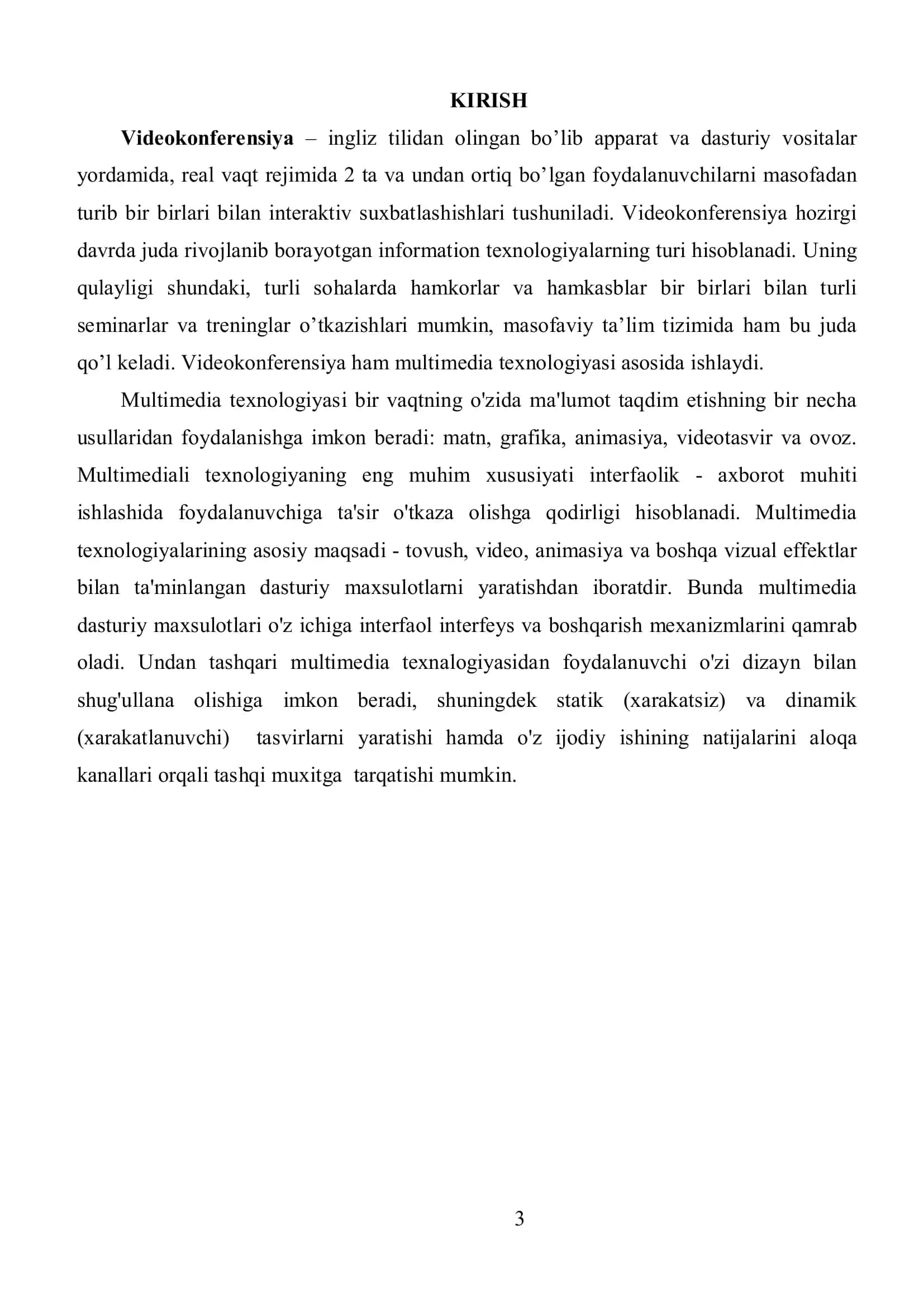 Videokonferentsiyalarni tashkil etish 3