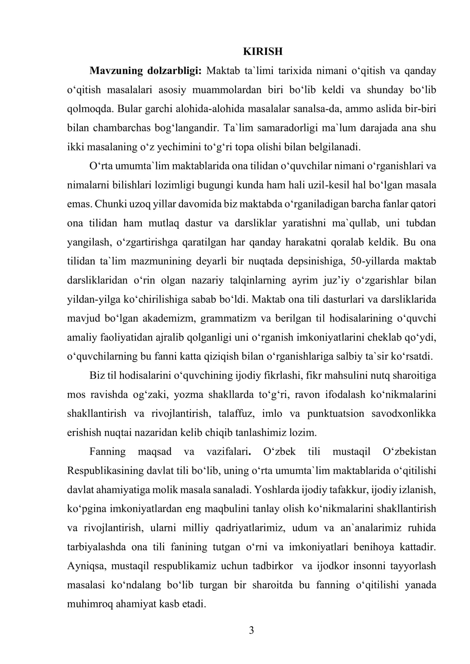 Mavzu: Boshlang'ich sinfda sintaksis va punktuatsiya elementlarini o`rgatish metodikasi 3