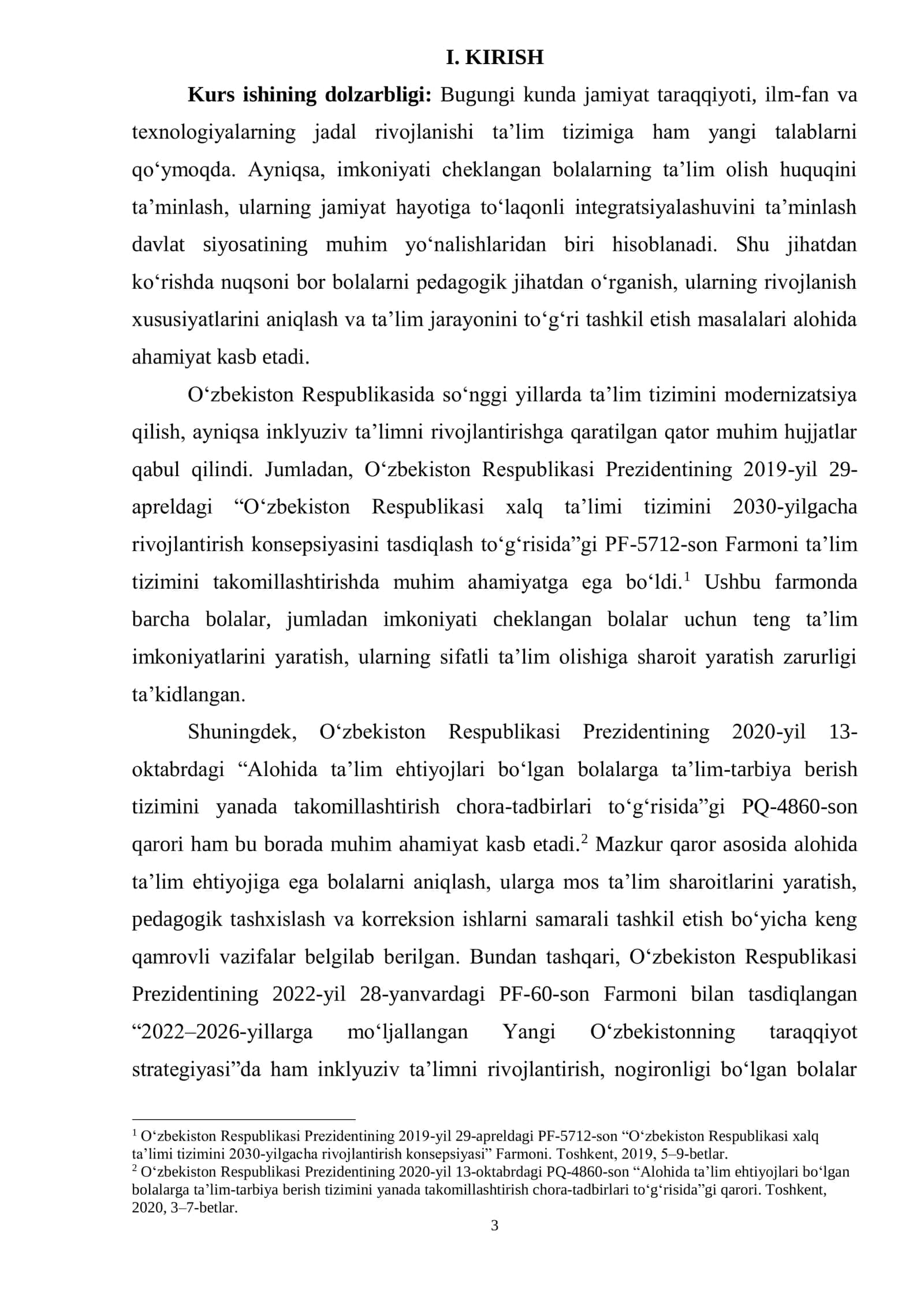 “Ko‘rishda nuqsoni bor bolalarni pedagogik tekshirish” 3